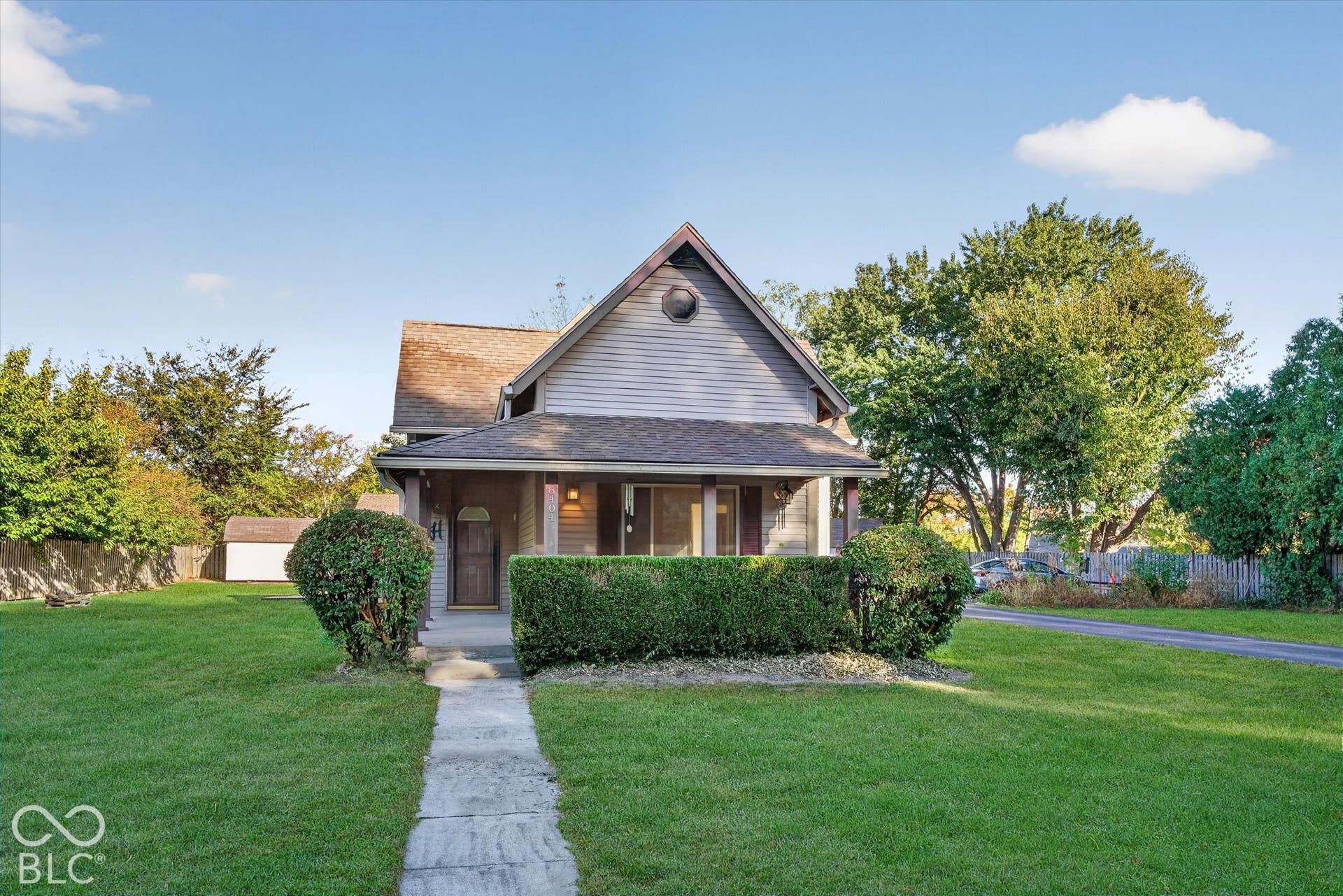 8404 Union Chapel Road, Indianapolis, IN 46240 8404: Wrap around porch 2 story 2bd/2ba