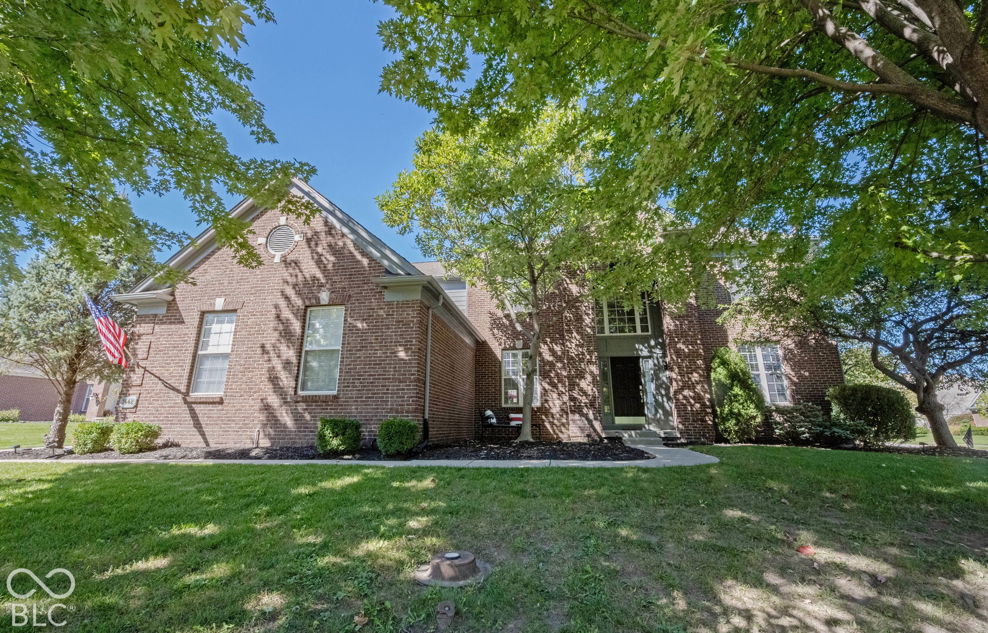 Brick home in west Carmel Indiana