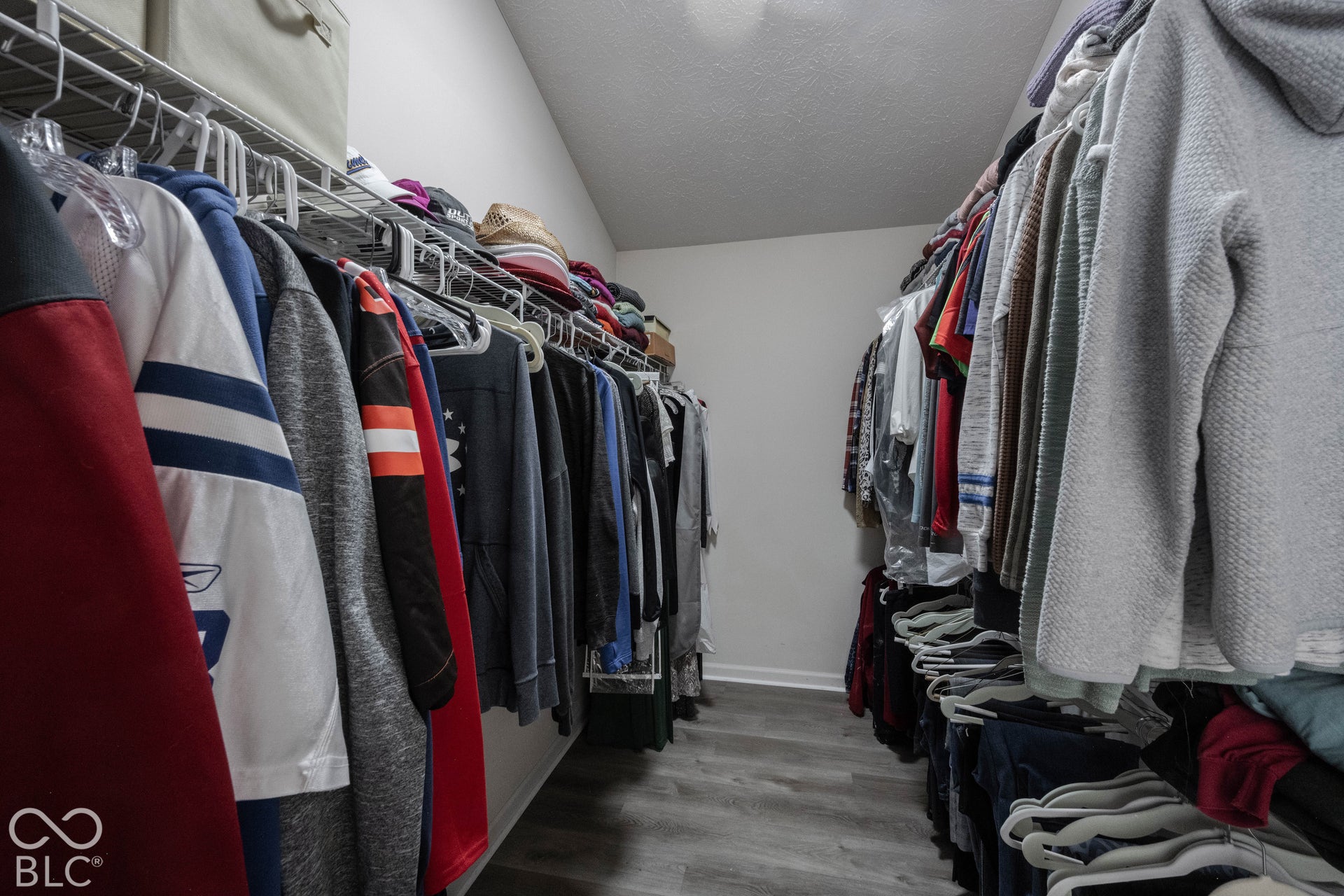 Walk-in closet.