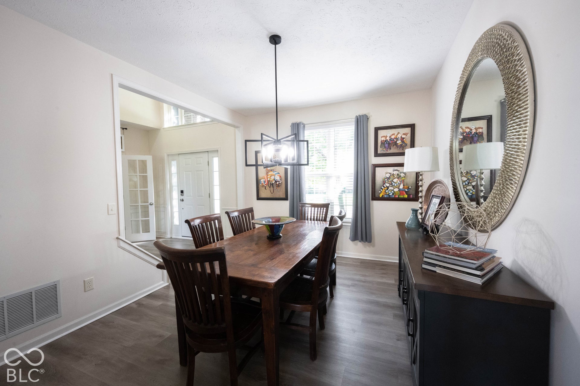 Formal dining room.