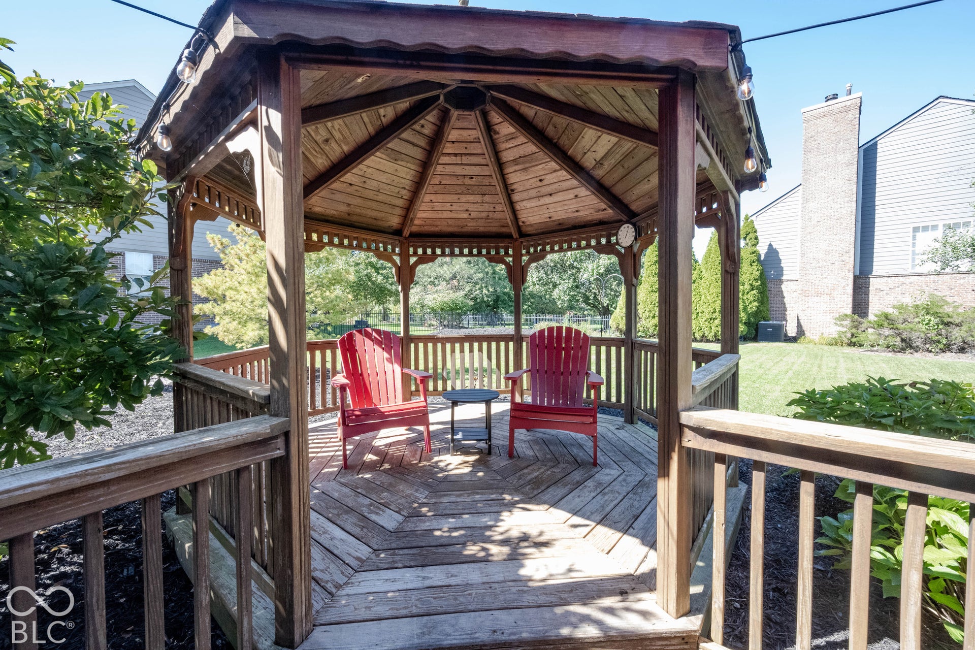 Gazebo off of the patio