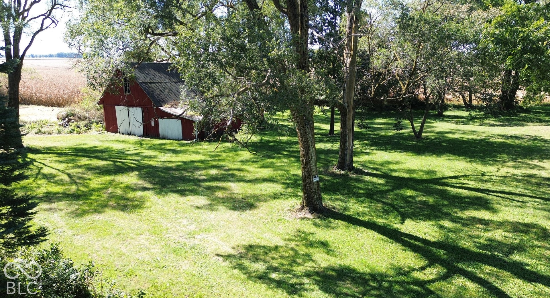 Barn lot with Mature Trees