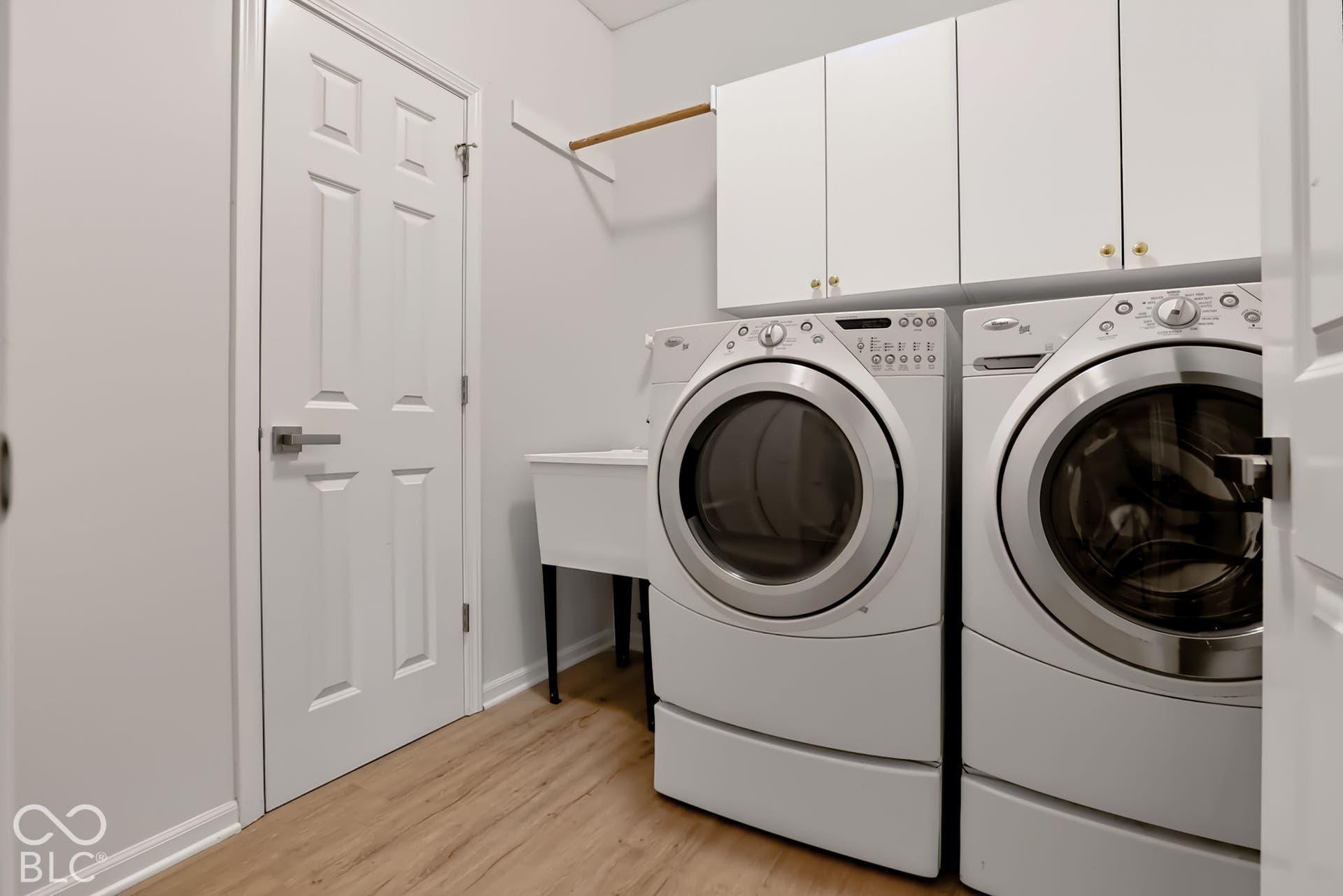 3802 Carwinion Way, Carmel, IN 46032 Laundry Room on Main Level. Washer and Dryer stay. Sink too.
