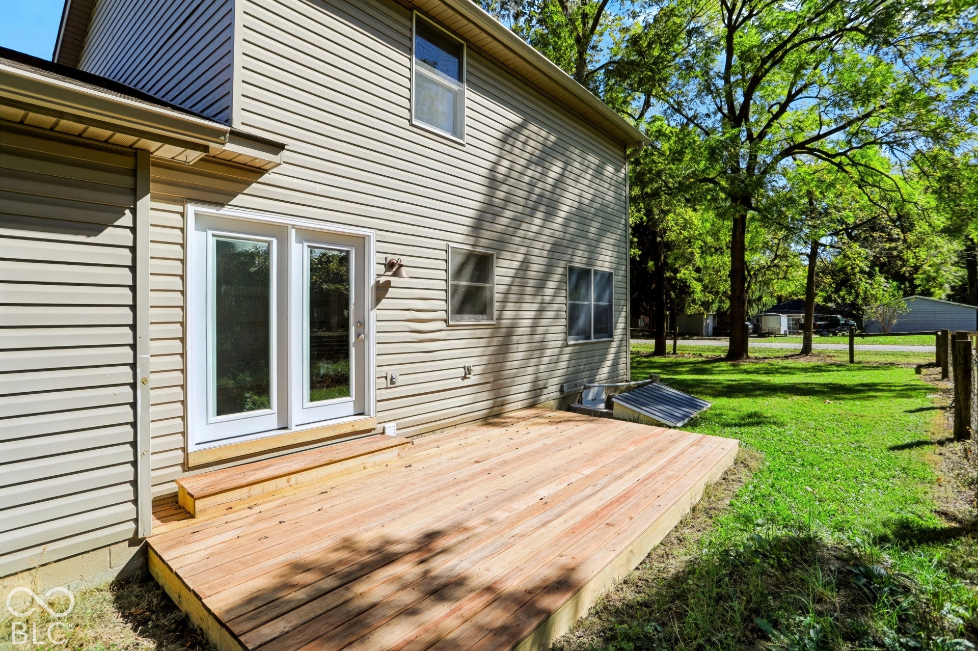 Brand new deck and back door