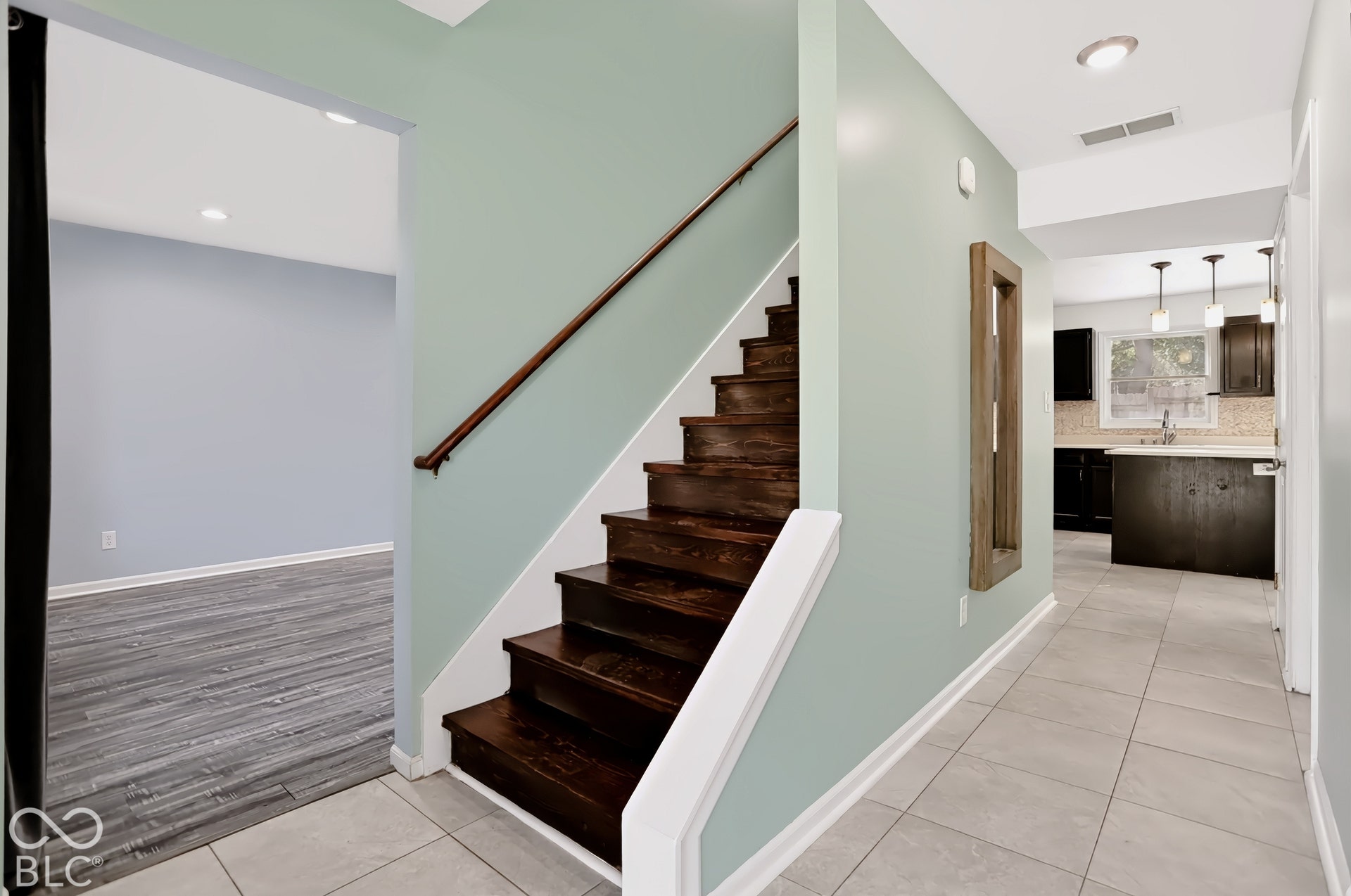 Entry foyer and hallway