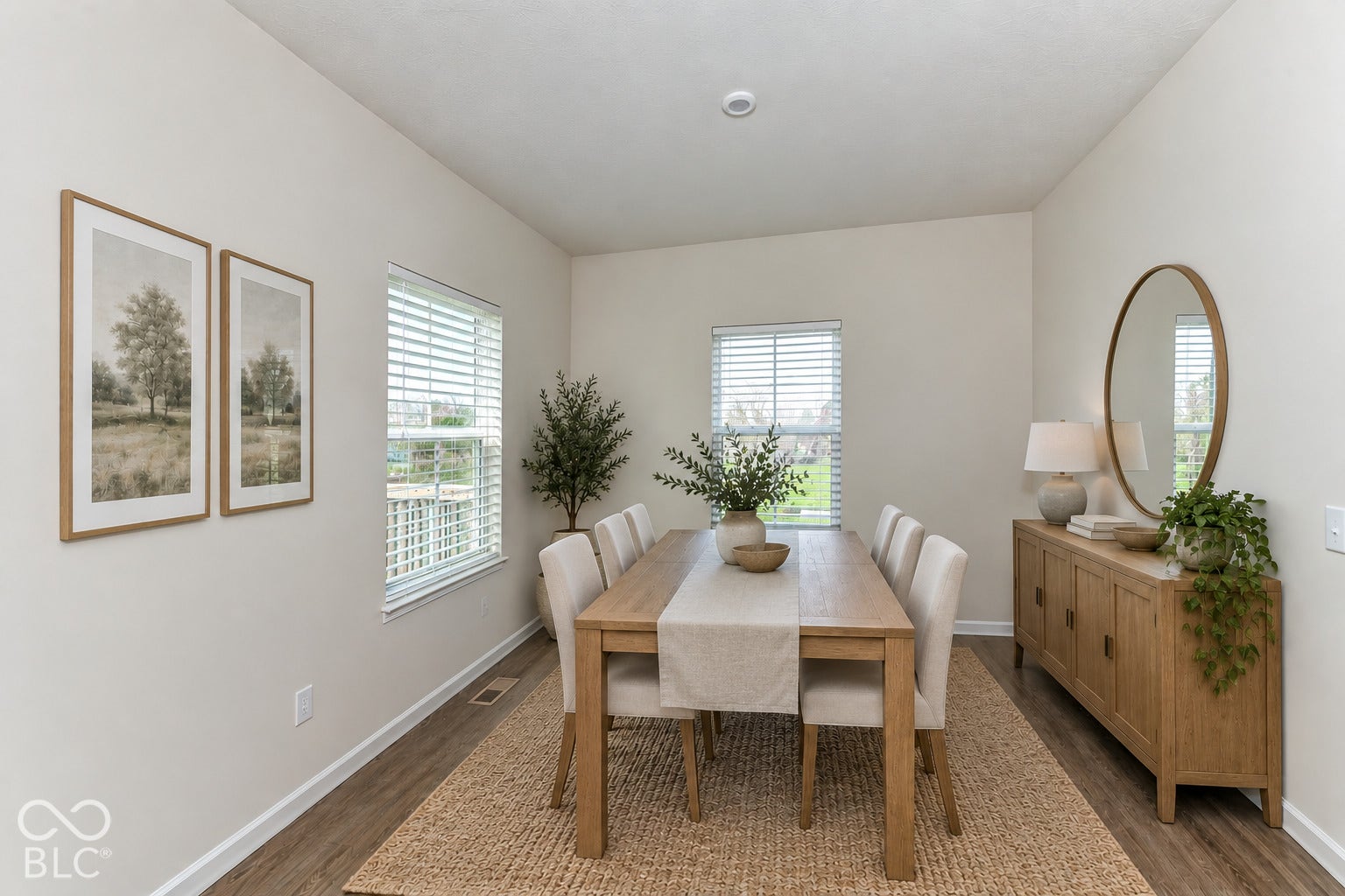 2642 Krasner Drive, Brownsburg, IN 46112 Virtually Altered - Dining Room. Virtually Staged.