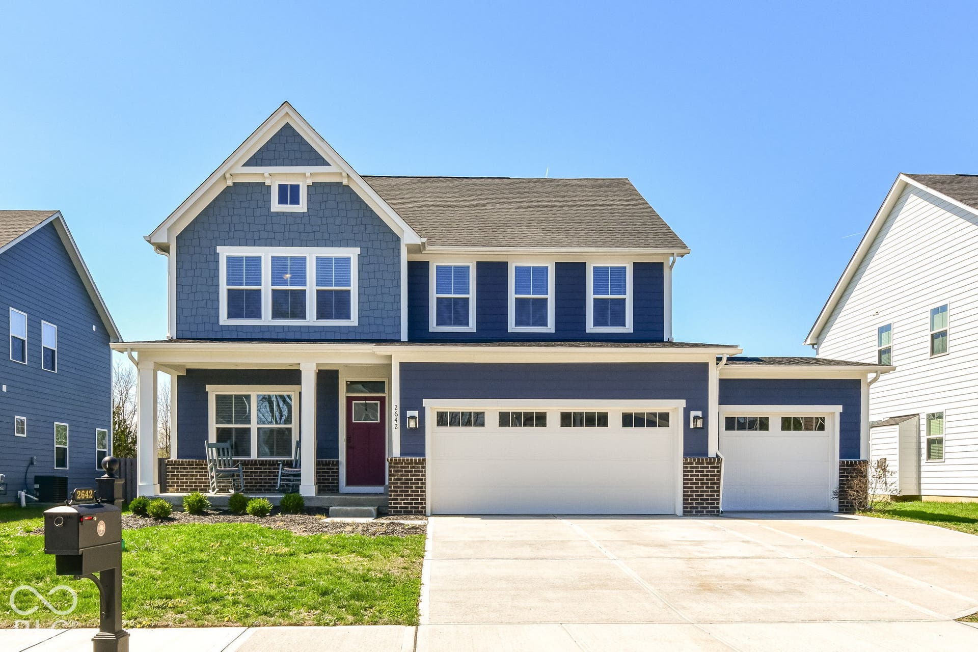 2642 Krasner Drive, Brownsburg, IN 46112 Front of Home