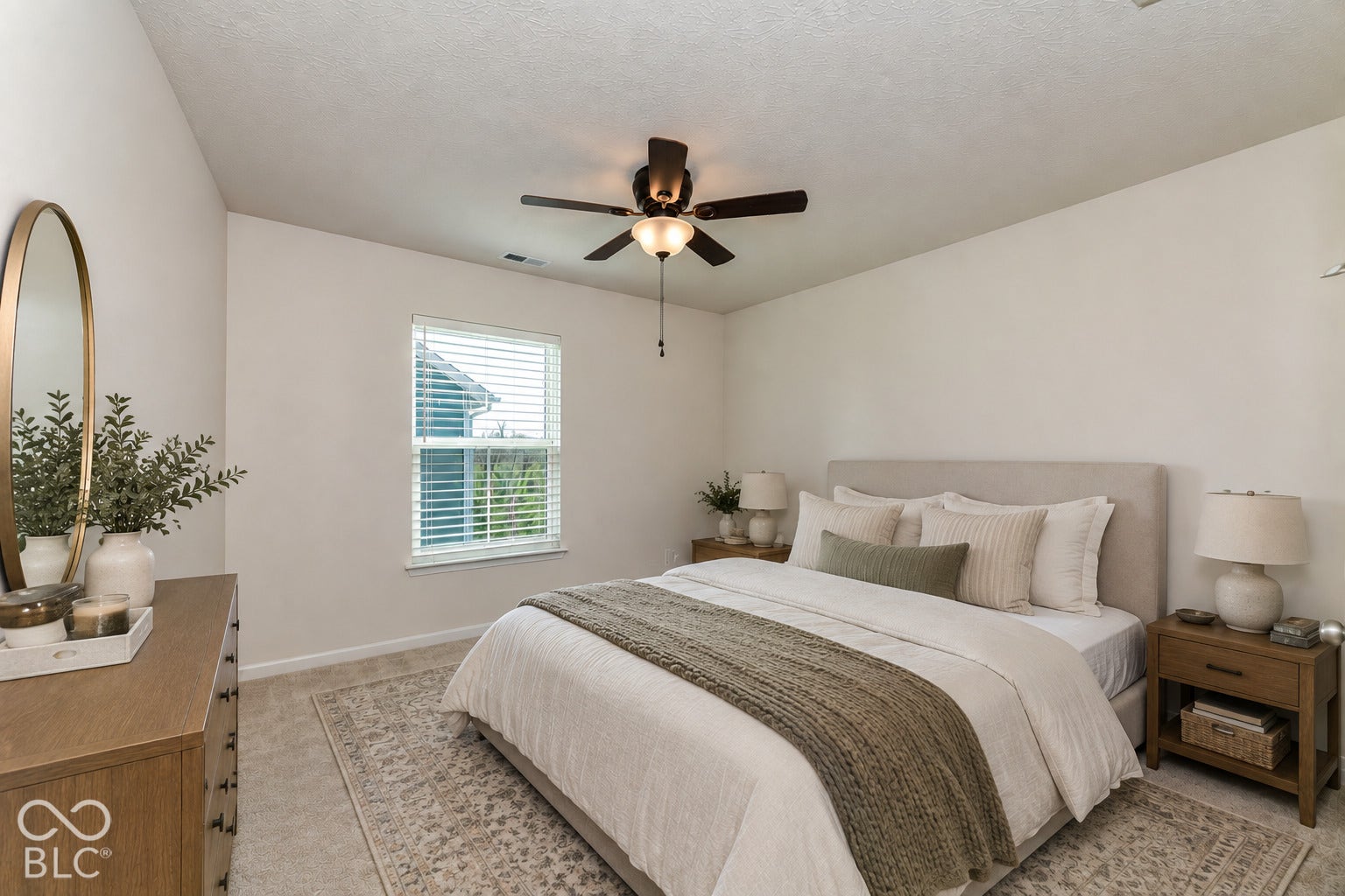 2642 Krasner Drive, Brownsburg, IN 46112 Virtually Altered - Bedroom 4. Virtually Staged.