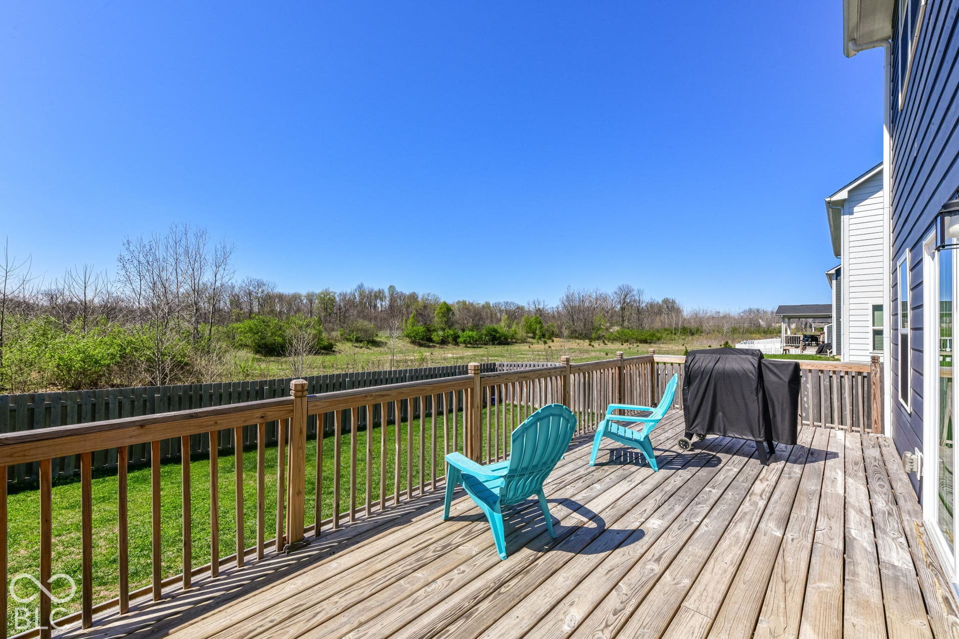 2642 Krasner Drive, Brownsburg, IN 46112 Deck and back yard.