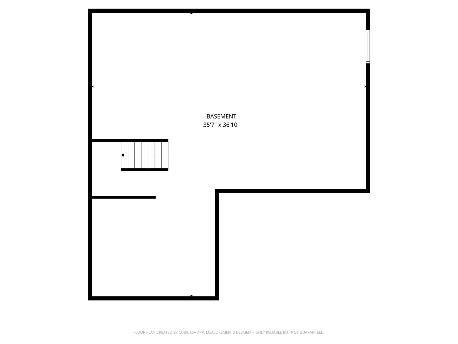 2642 Krasner Drive, Brownsburg, IN 46112 Floor plan, basement.