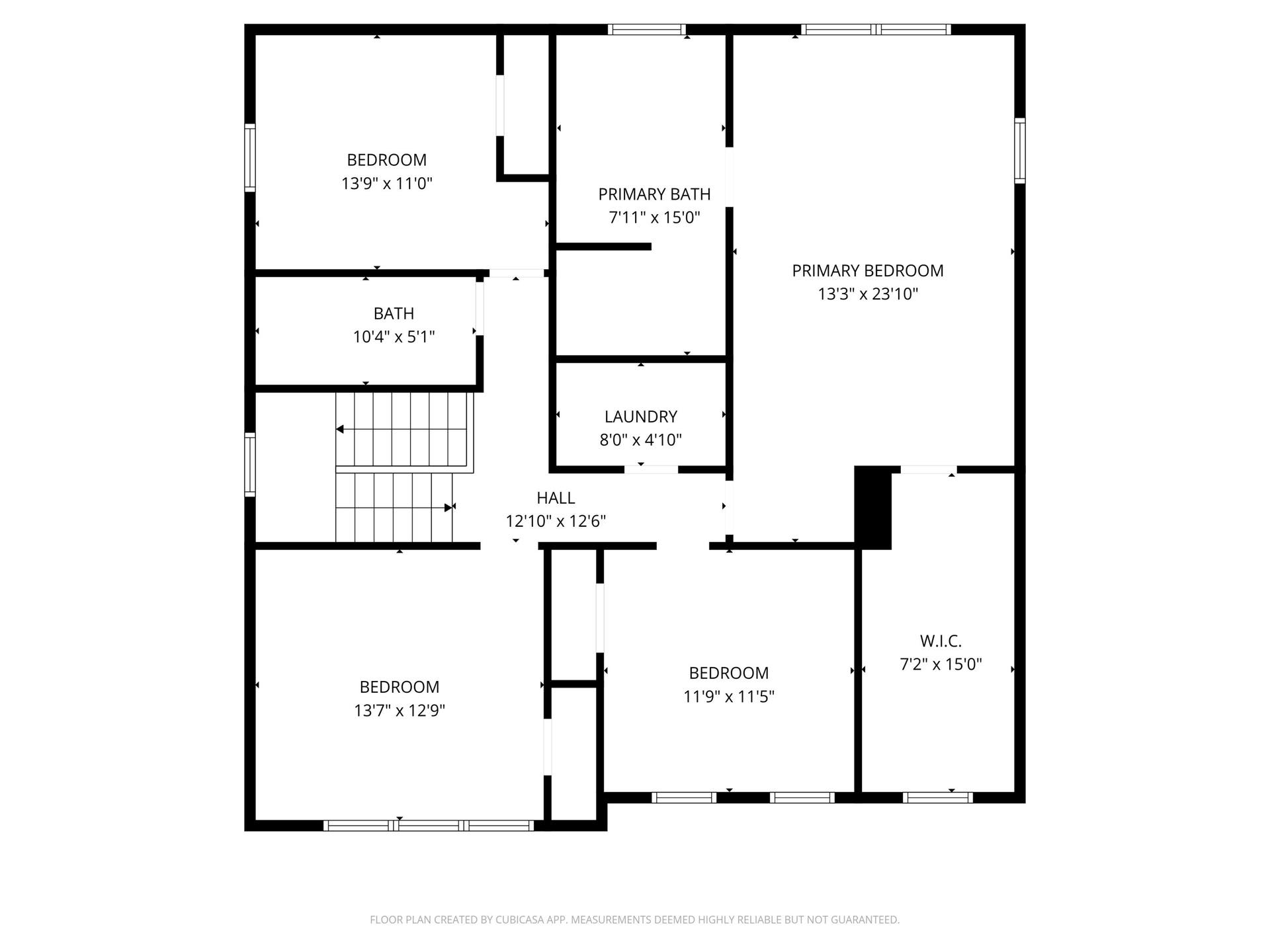 2642 Krasner Drive, Brownsburg, IN 46112 Floor plan, upper level.
