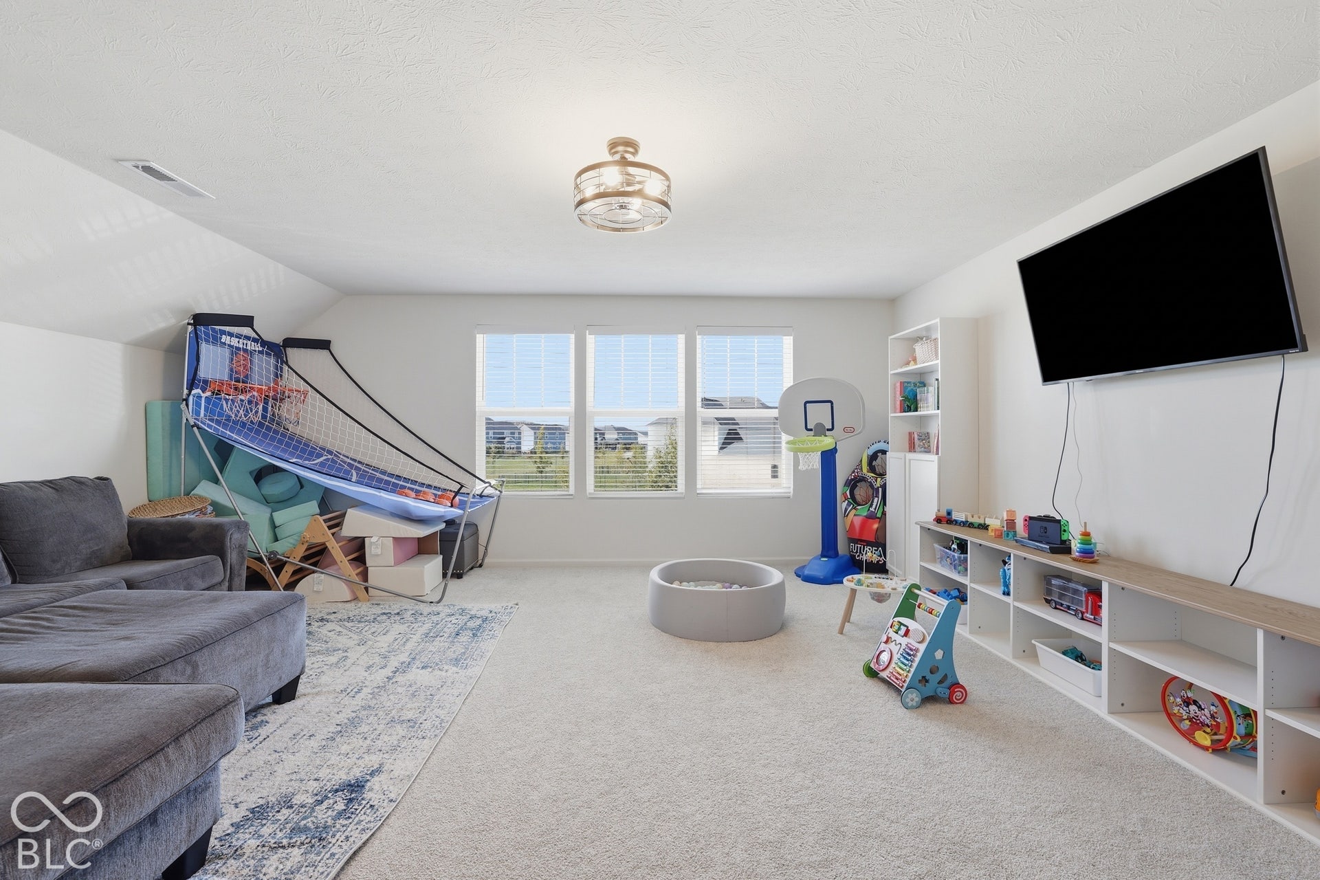 Upstairs rec room