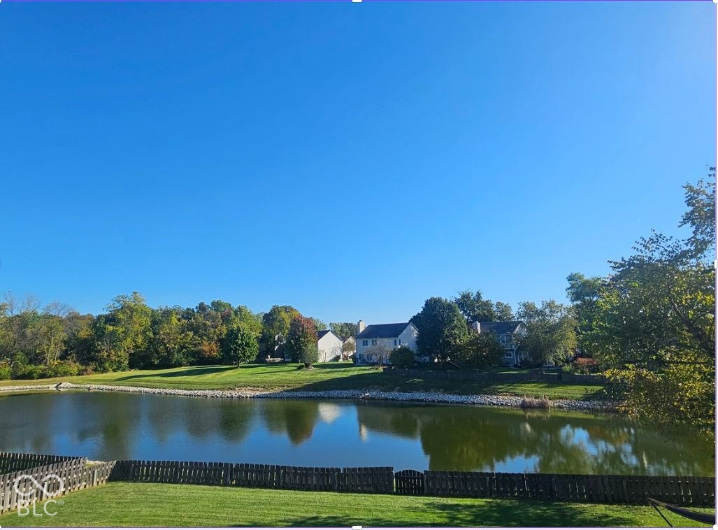 6416 Manchester Drive, Fishers, IN 46038 Step into your own private outdoor retreat, where a spacious, fenced-in backyard offers room for the kiddos and their four-legged friend to play. Enjoy peaceful pond and wooded views from your favorite chair while taking in the beauty and privacy.