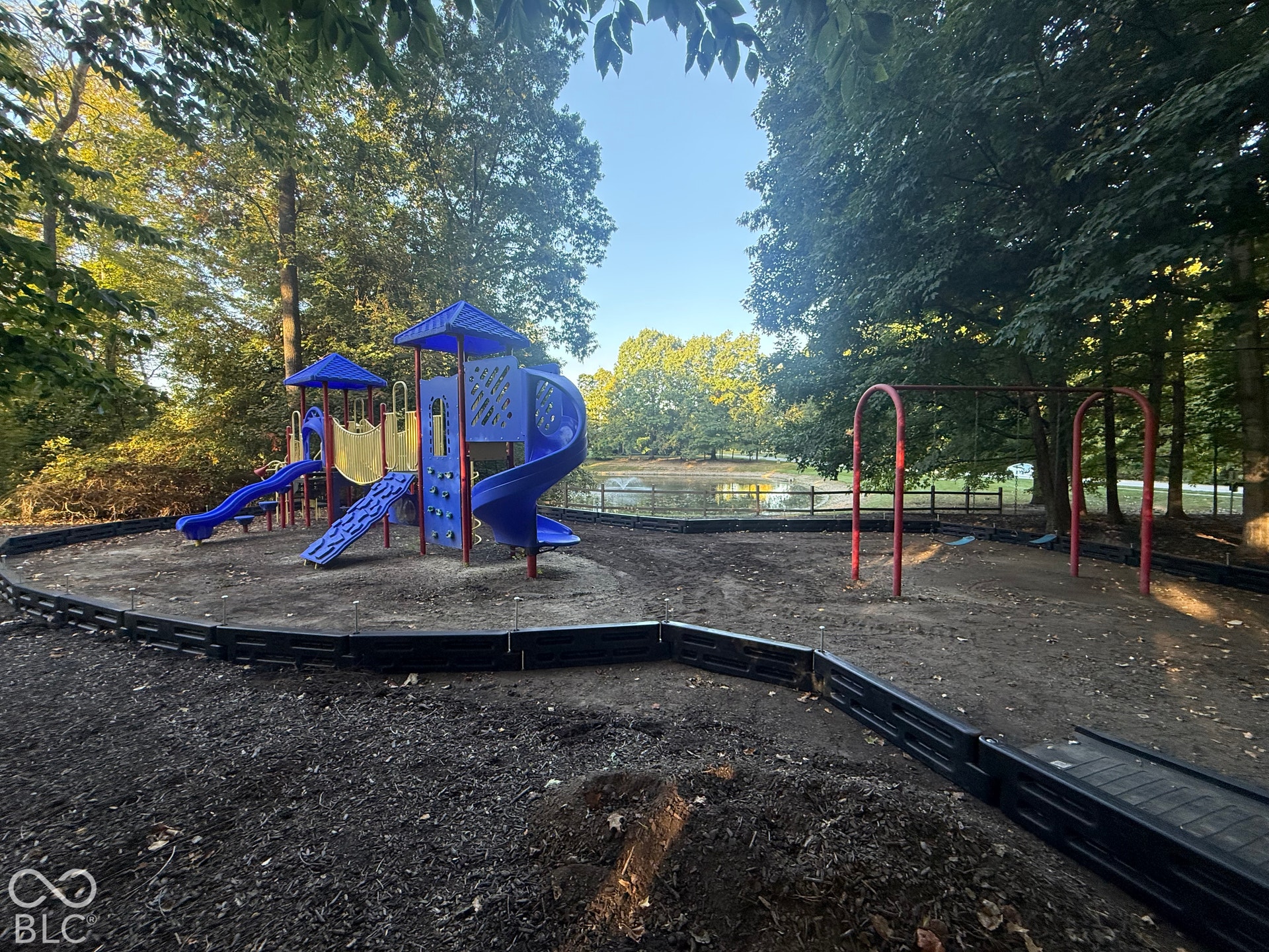 6416 Manchester Drive, Fishers, IN 46038 Neighborhood Playground area featuring a multi-level play structure with slides and climbing elements