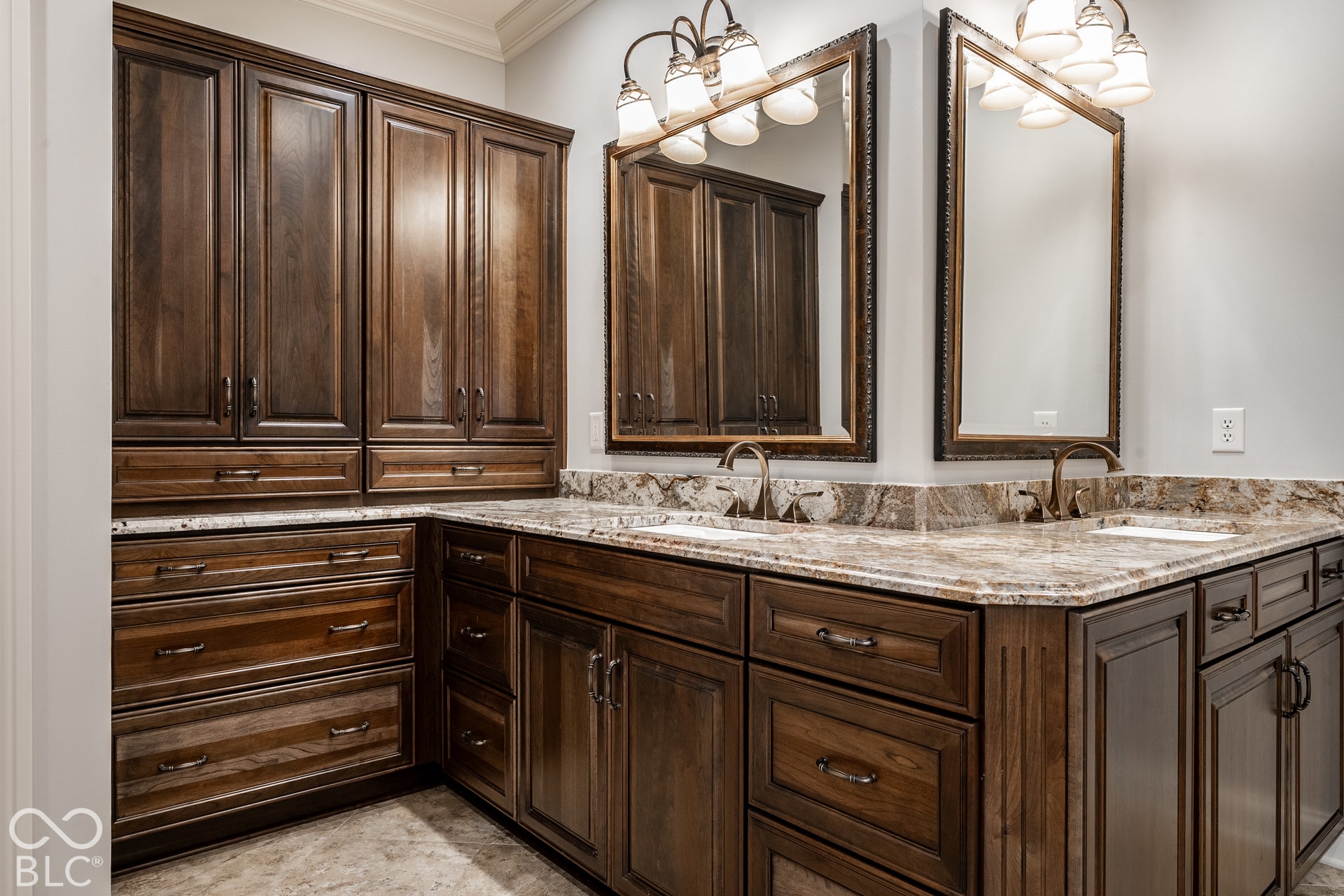 Primary Bathroom with Double Vanities