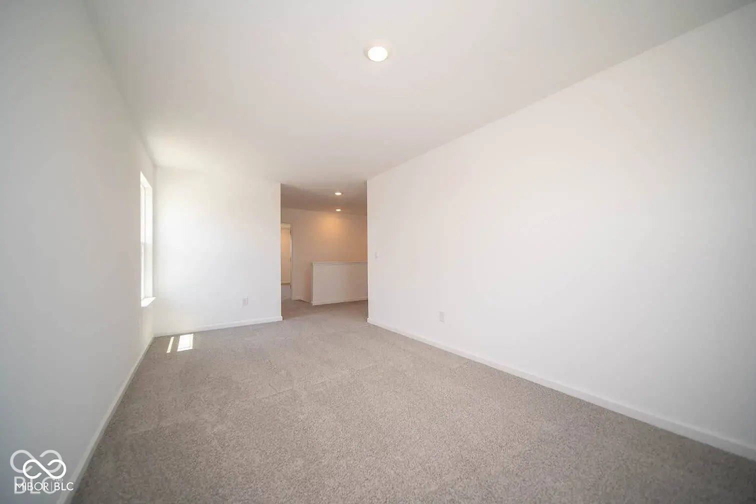 5778 Aleppo Lane, Greenwood, IN 46143 Recessed ceiling lighting, a single window, and light-colored carpeting