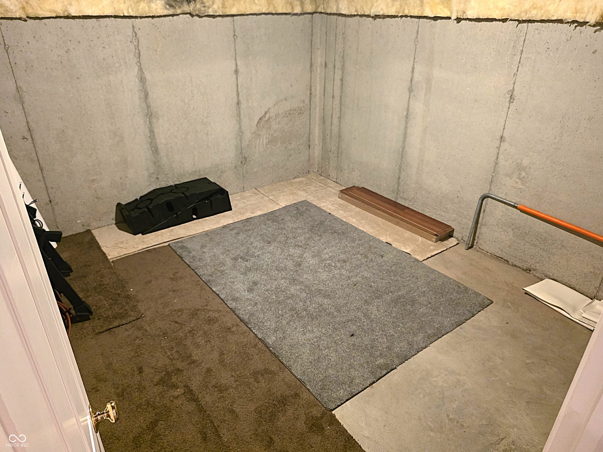 Basement storage room