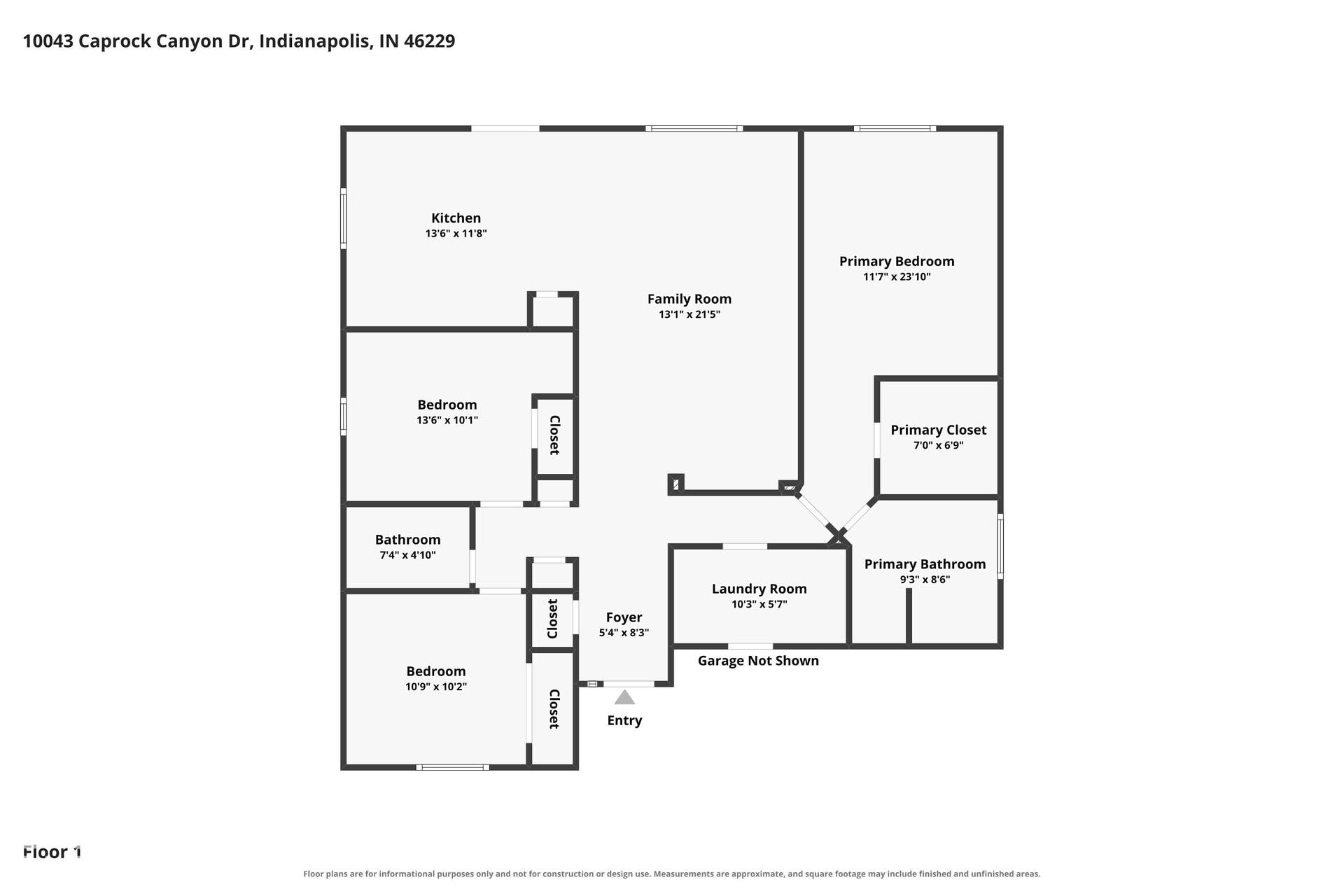 10043 Caprock Canyon Drive, Indianapolis, IN 46229