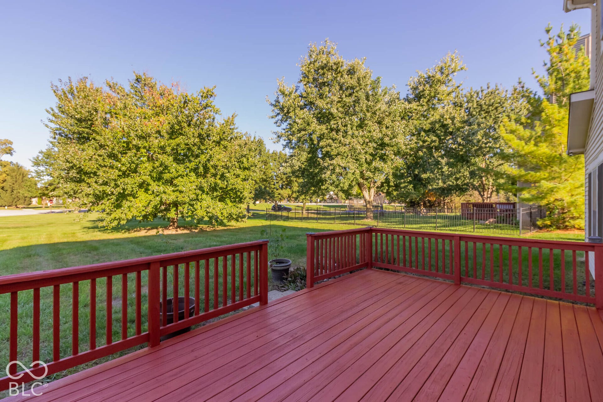 Large deck just off from the kitchen.