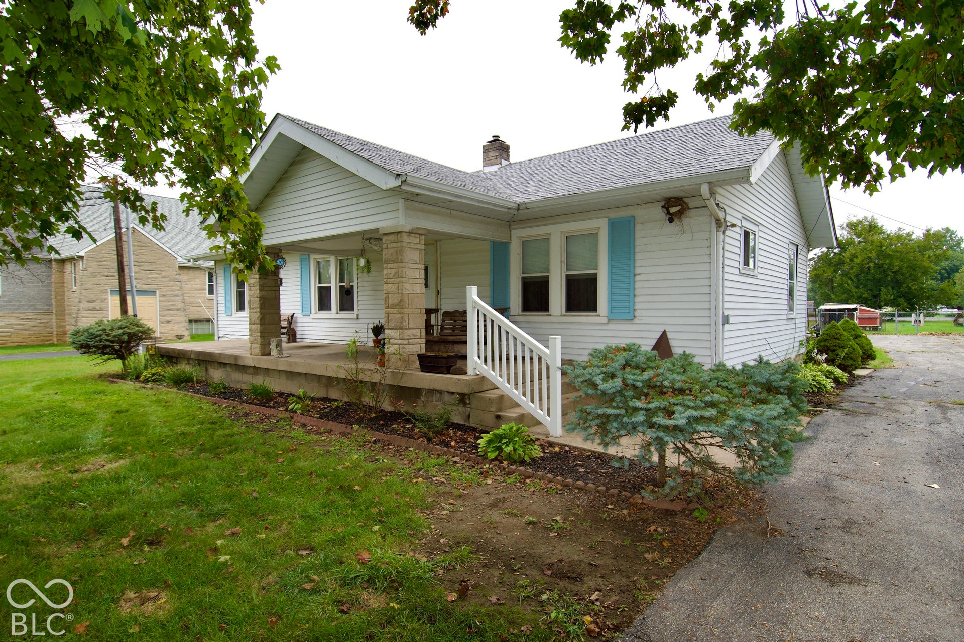 HUGE PORCH AND PARTIALLY COVERED!
