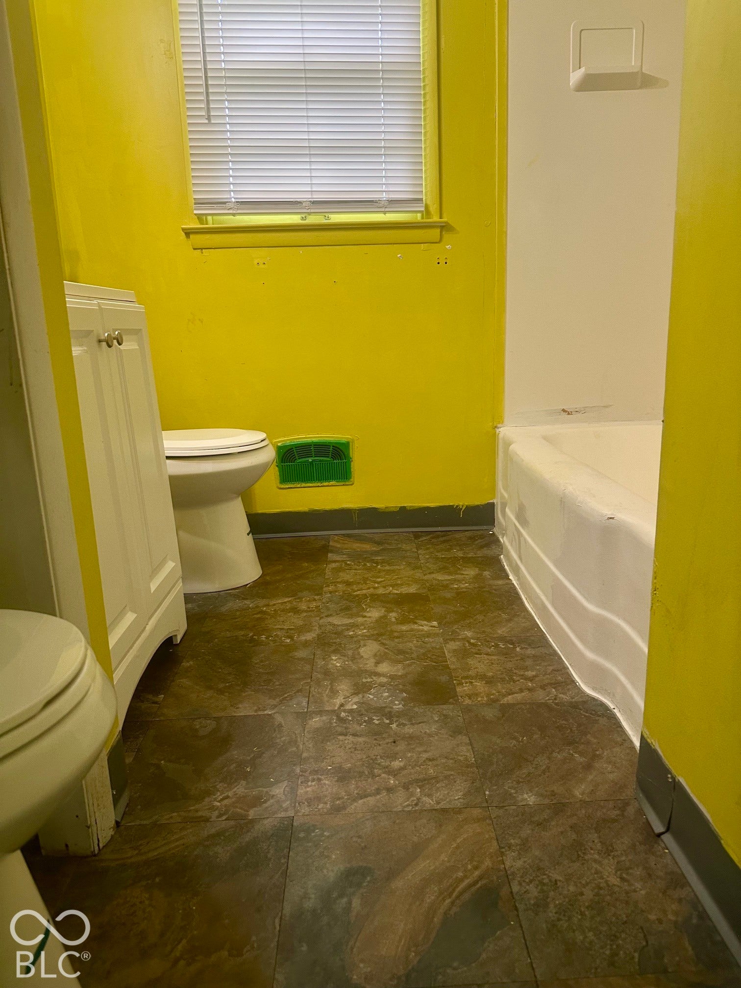 Bathroom equiped with dual toddler/child toilets