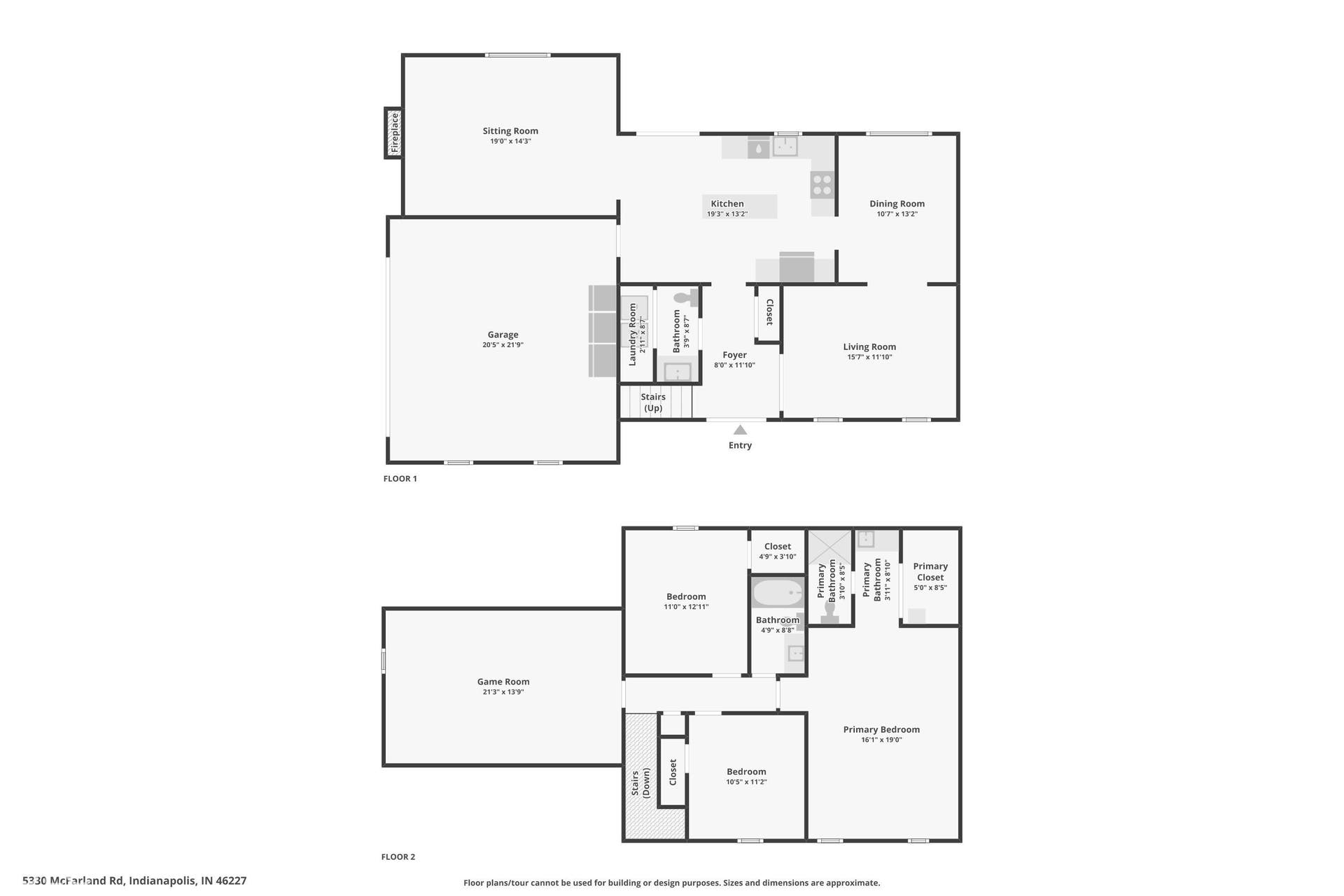 5330 McFarland Road, Indianapolis, IN 46227 5330 McFarland Road, Indianapolis, IN 46227