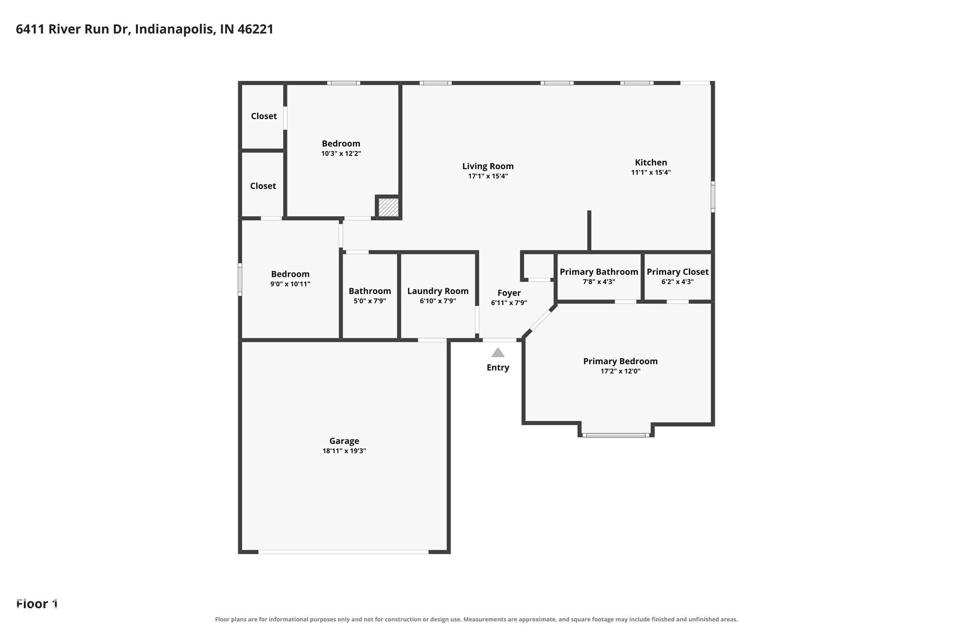 6411 River Run Drive, Indianapolis, IN 46221