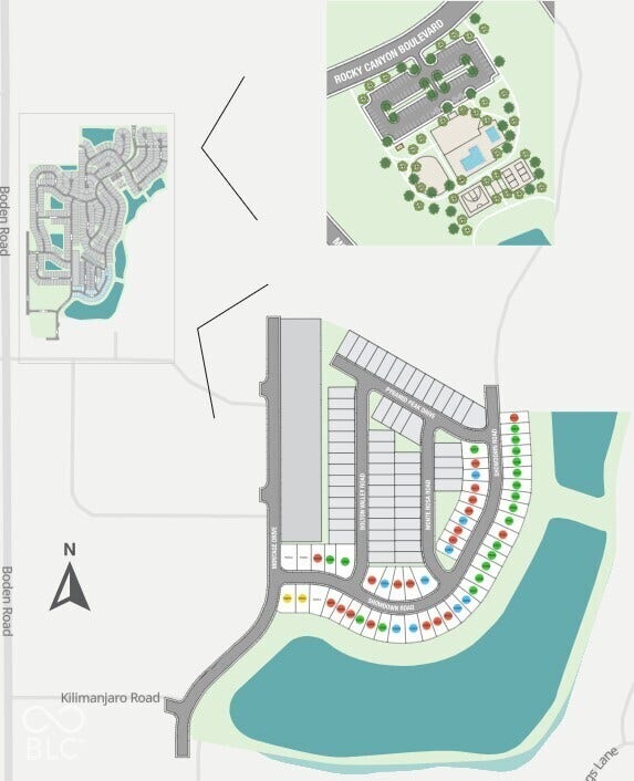 The Lakes at Finch Creek Community Sitemap