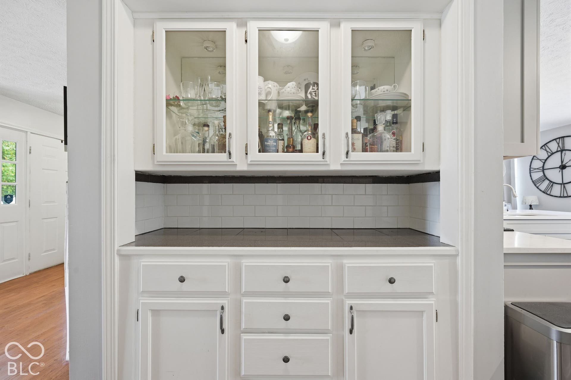 Butler's Pantry Sits Between The Dining Room & Kitchen
