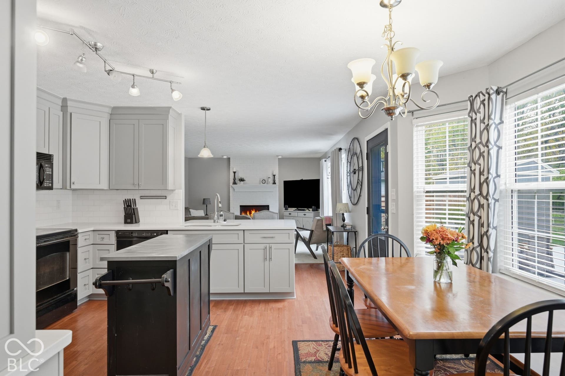 Kitchen Is Open To The Family Room