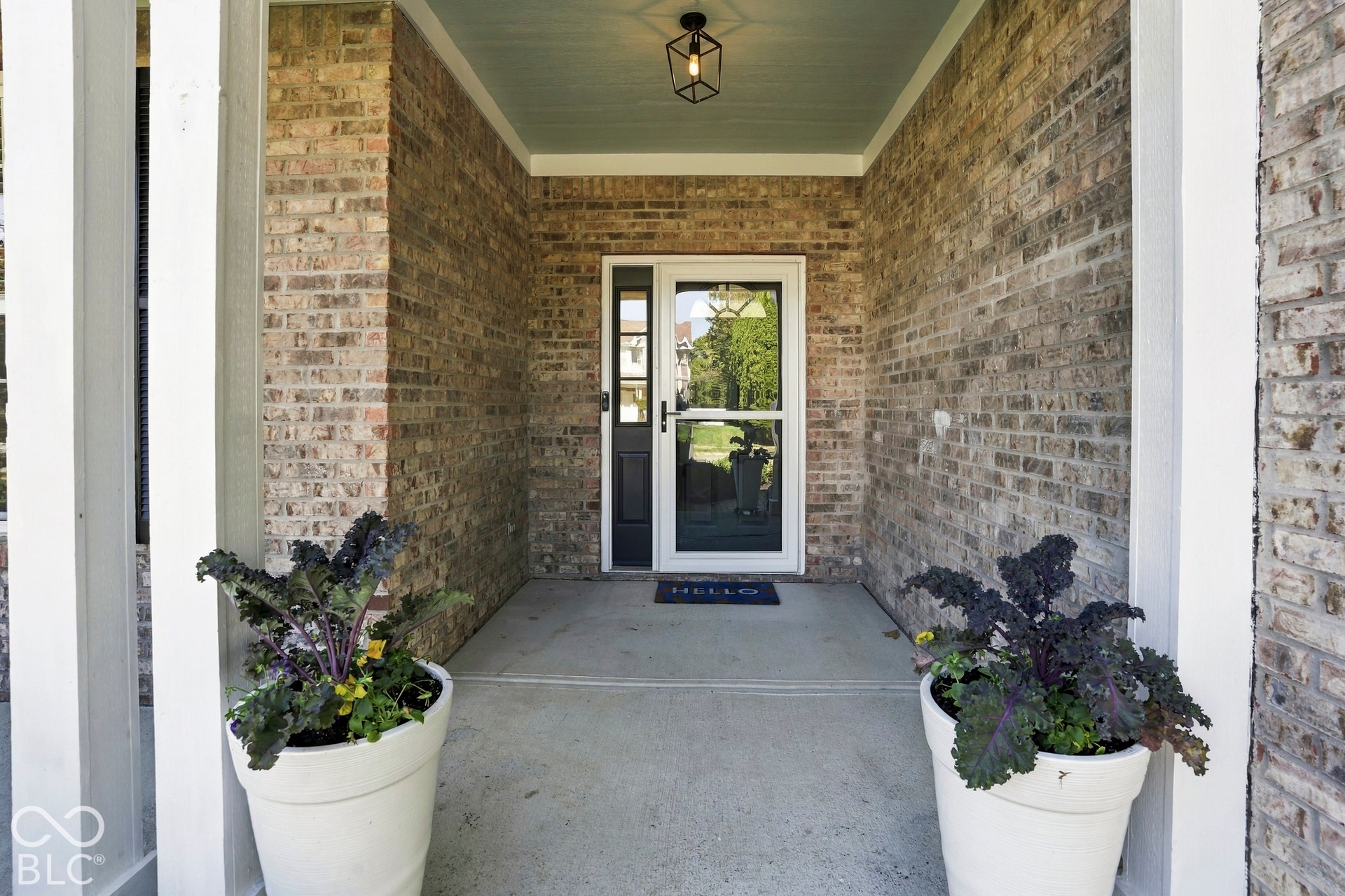 Welcoming covered entry