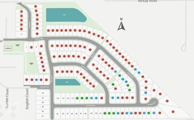 Twelve Oaks Community Sitemap