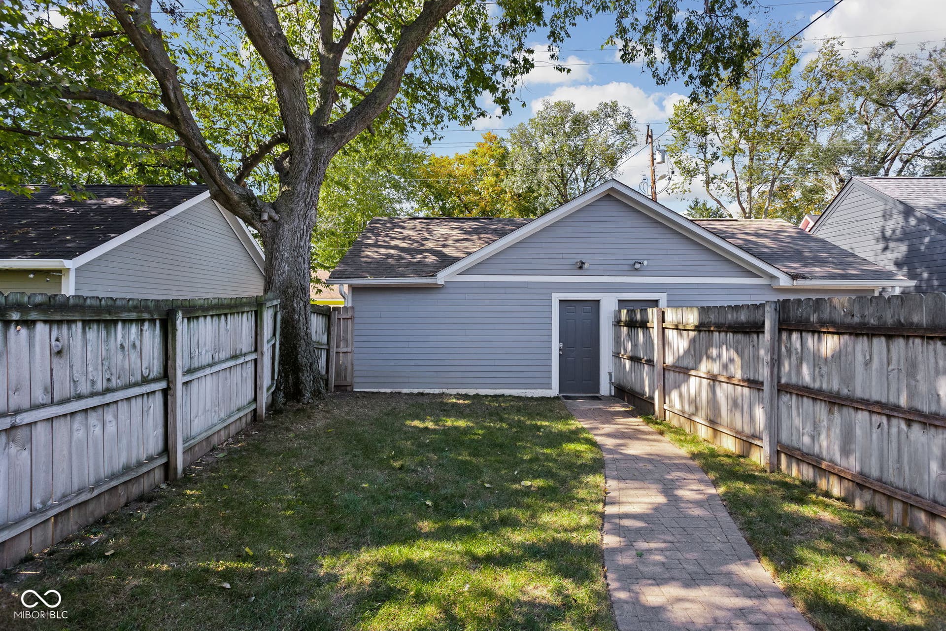 Fully fenced yard.