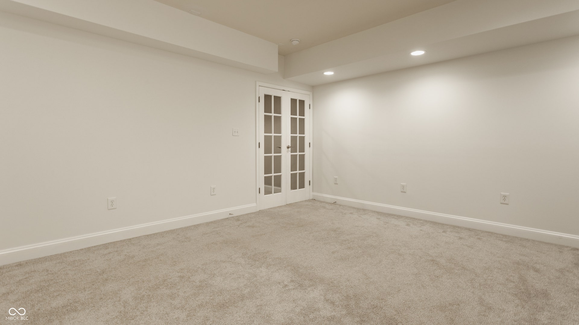 Basement flex room -- has been used as an office, guest room & home gym.