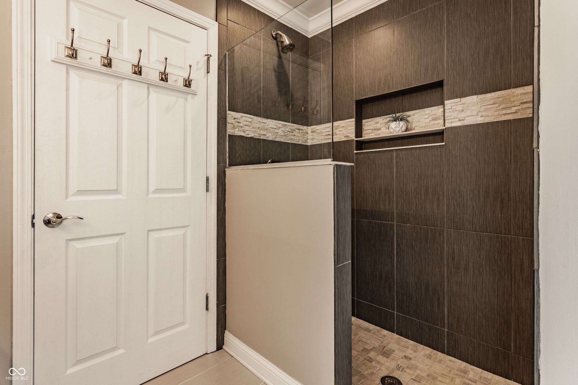 Primary shower.