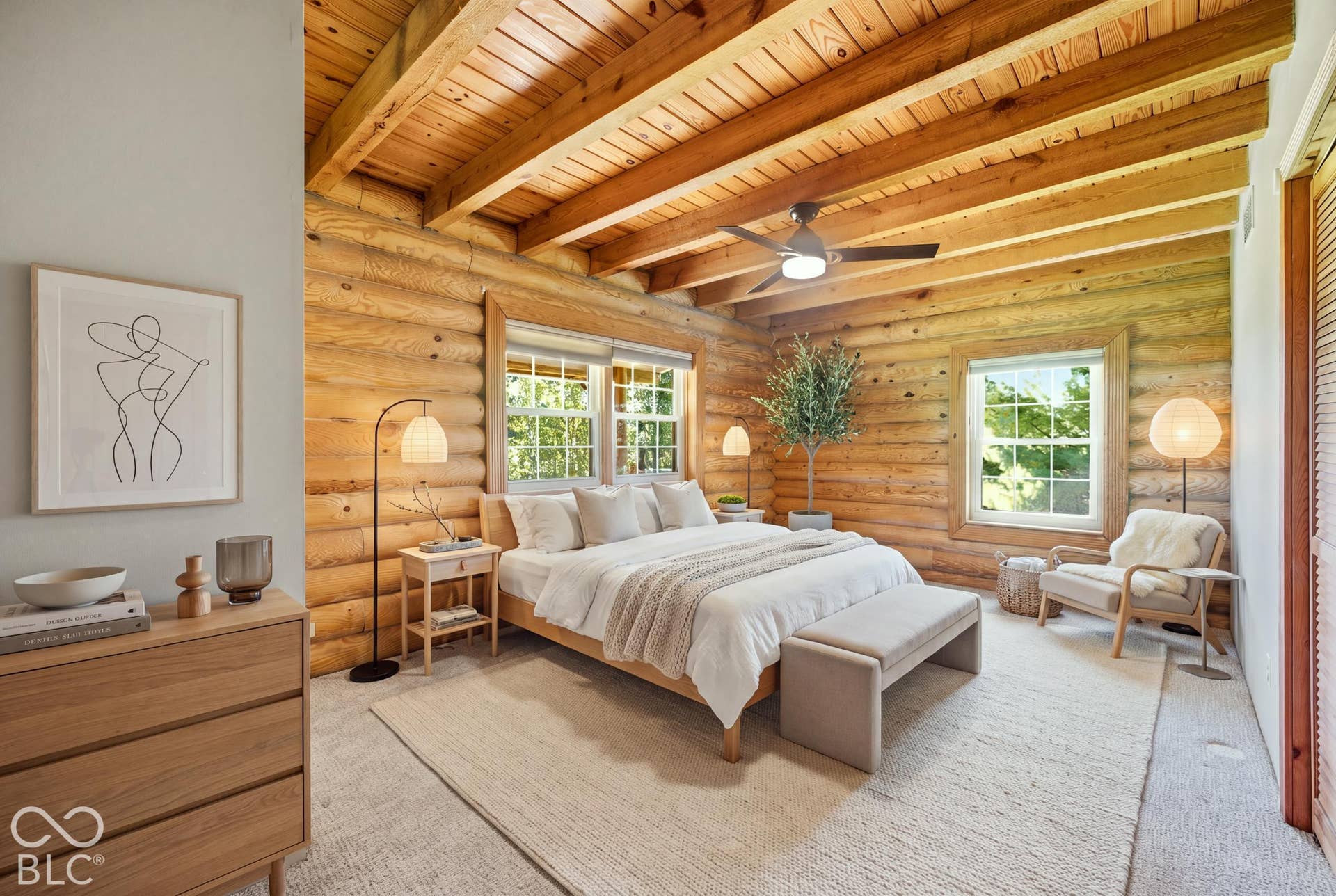 Virtually Altered - Virtually Staged Bedroom