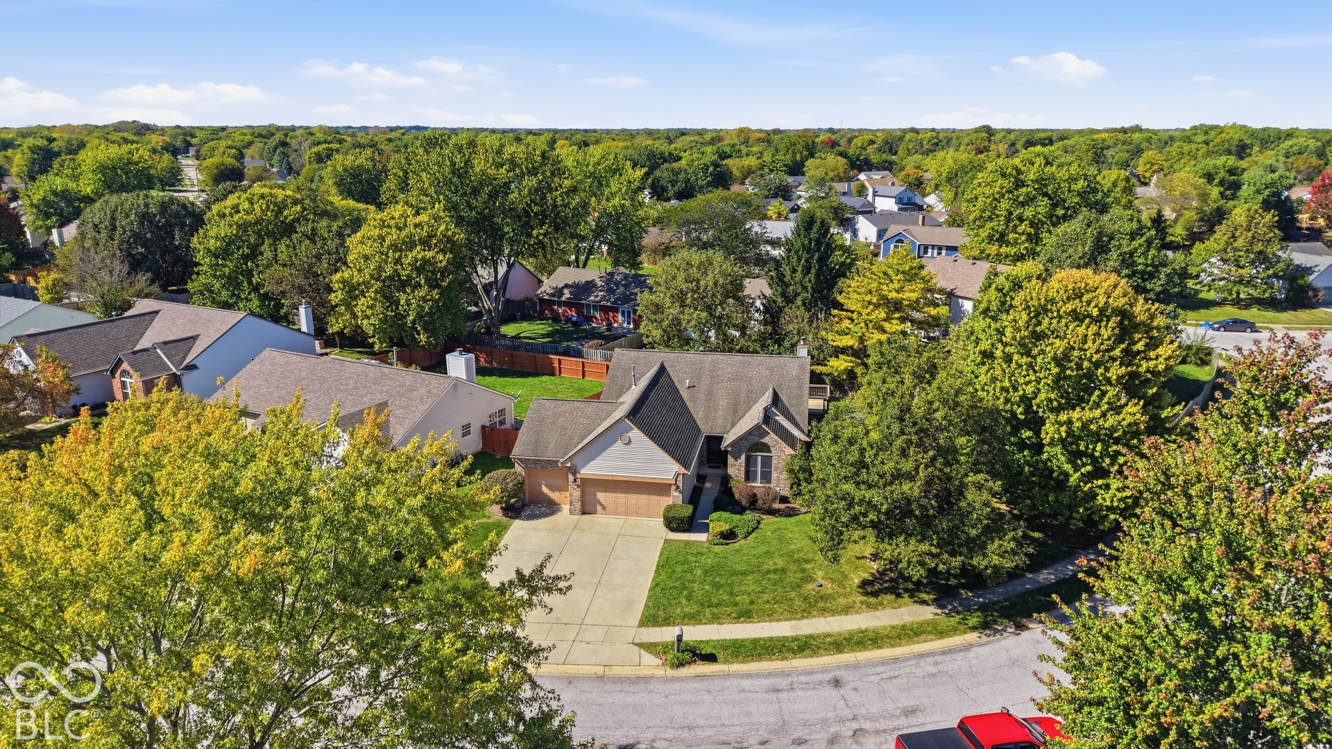 12718 Slippery Rock Road, Indianapolis, IN 46236 Aerial View