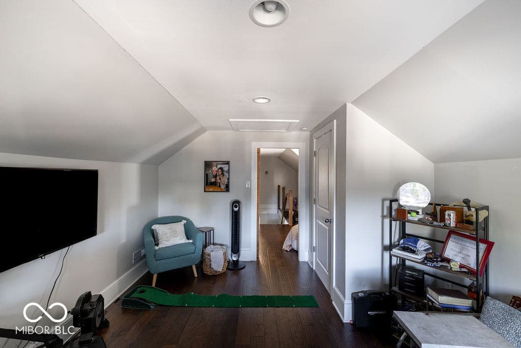 601 Cottage Avenue, Indianapolis, IN 46203 Upstairs | Bedroom 3 (Office)