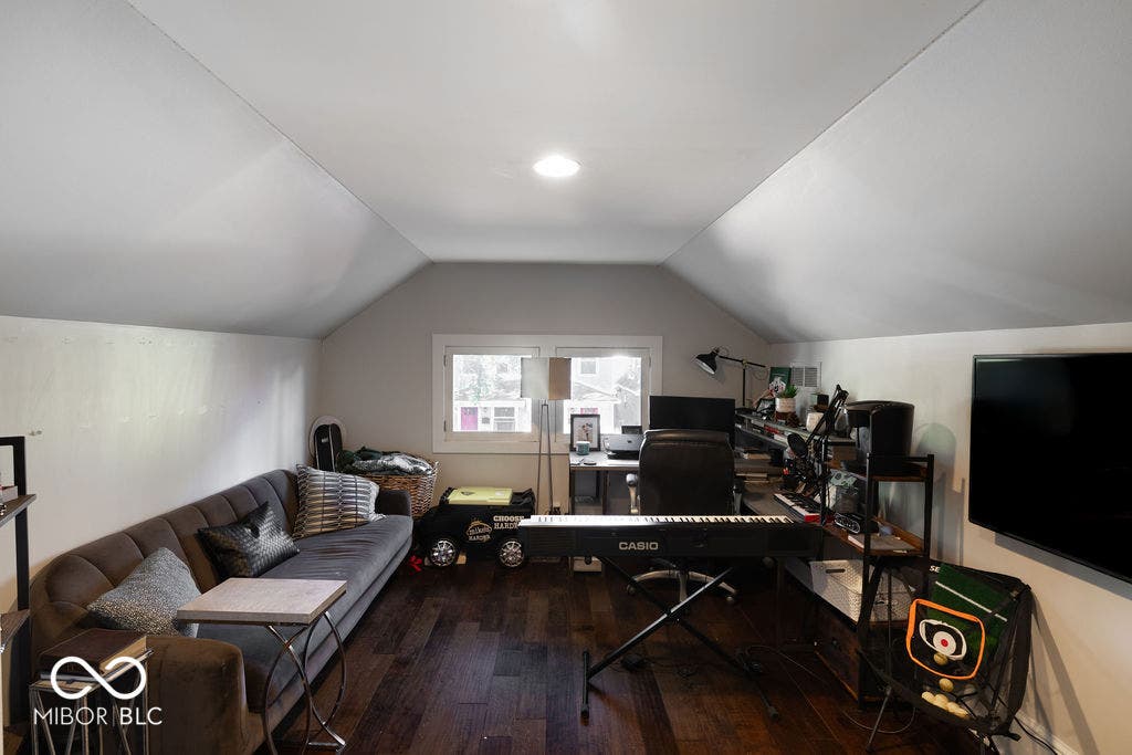 601 Cottage Avenue, Indianapolis, IN 46203 Upstairs | Bedrooom 3 (Office)