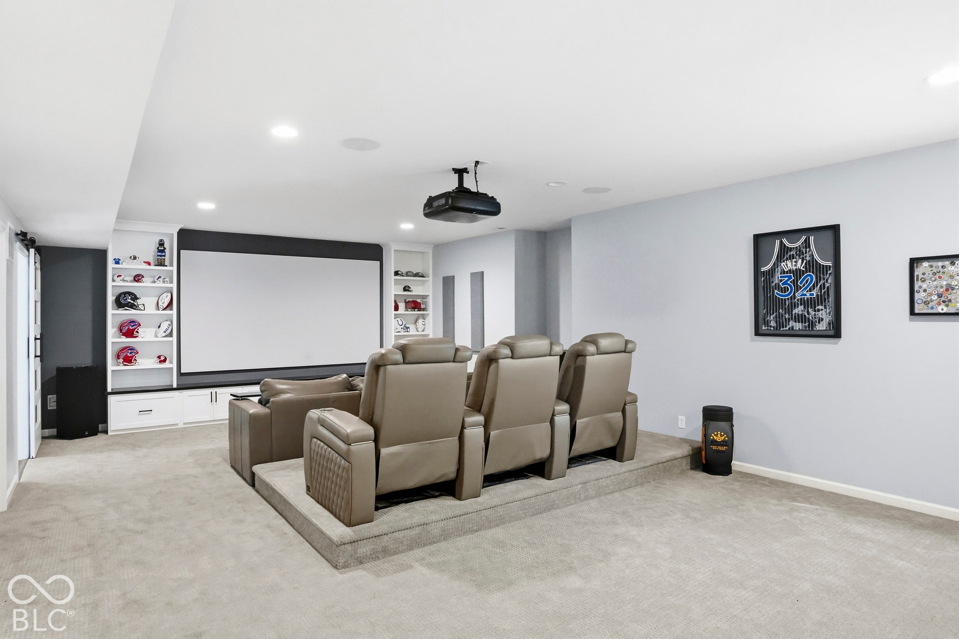 Lower Level Custom Theater Room