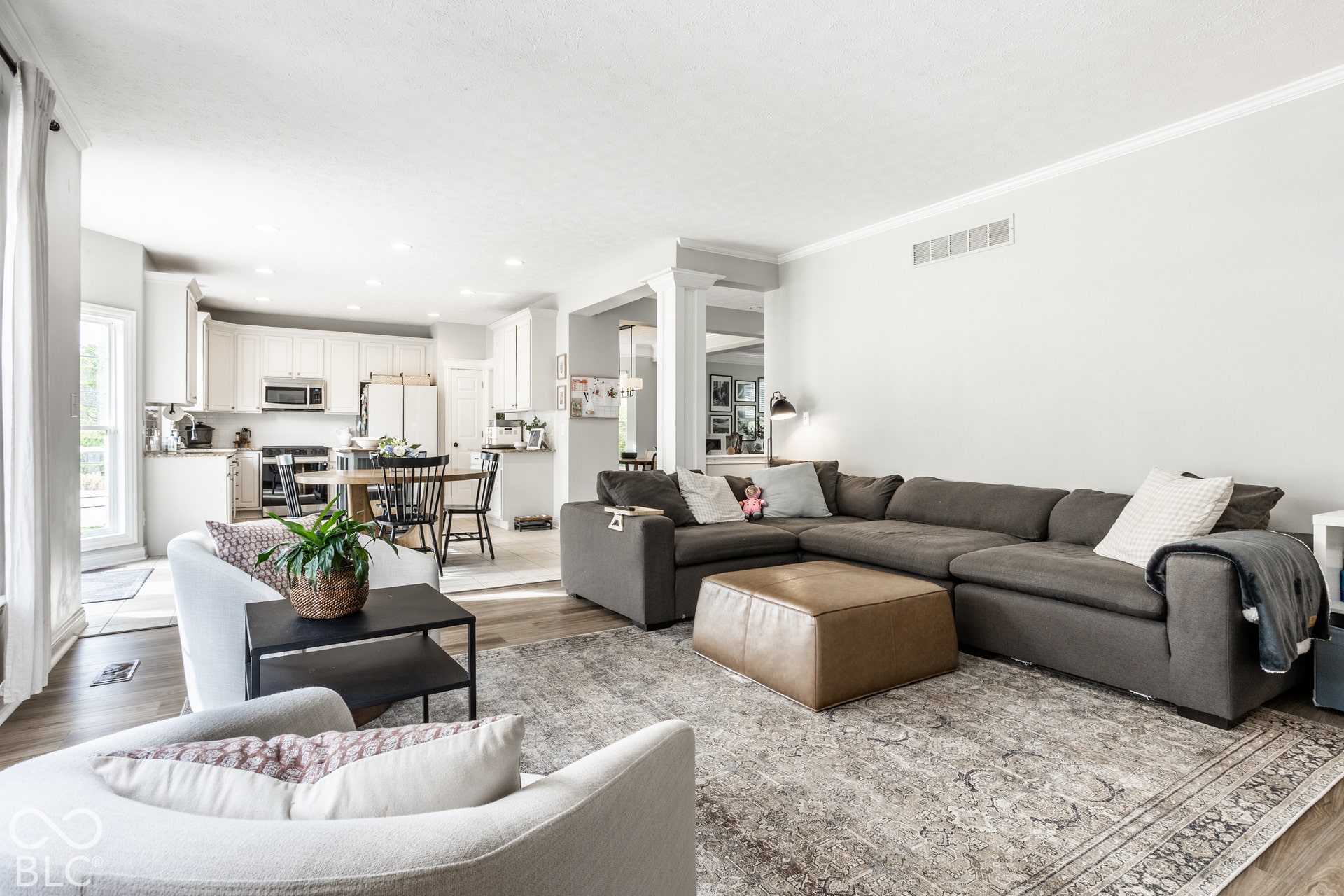 Family Room off the Kitchen