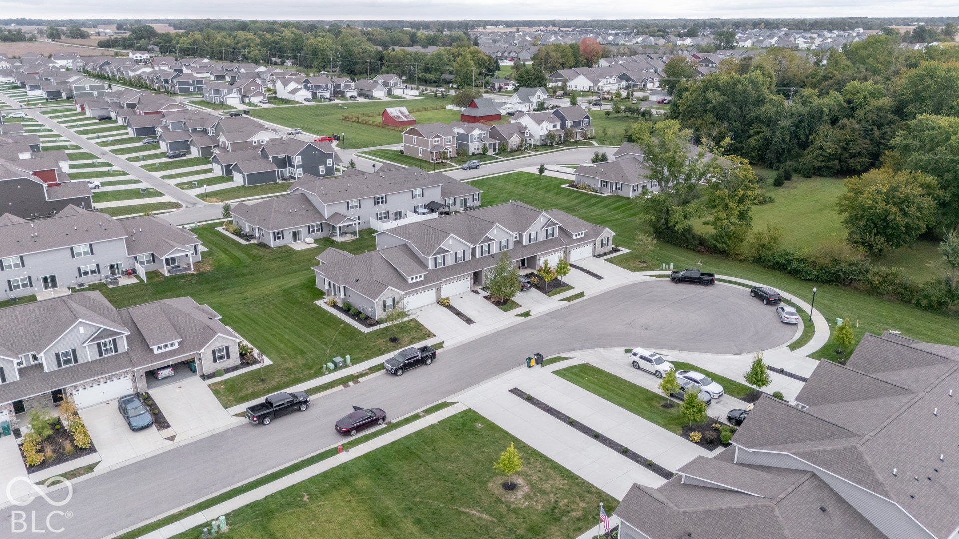 6432 Yuma, Whitestown, IN 46075 Well-maintained residential community with uniform architectural styles