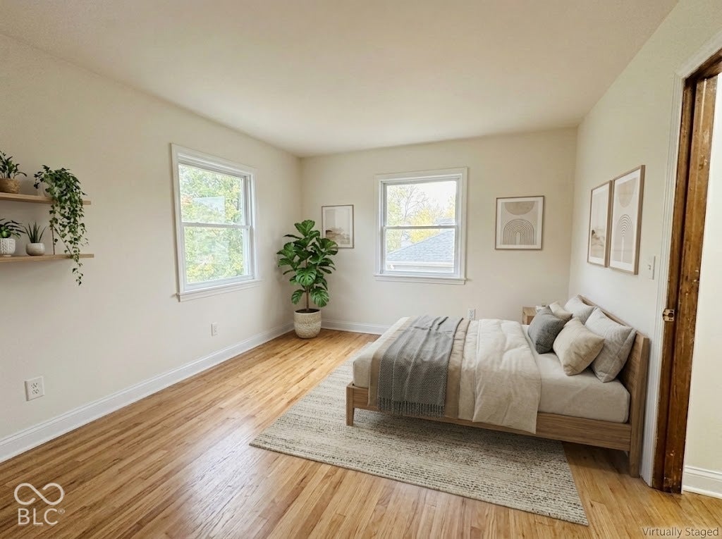 Virtually Altered - VIRTUALLY STAGED / CONCEPTUAL DESIGN: Illustration of potential finished space only. Property sold as-is; furnishings, fixtures, and finishes are not included. See preceding photo for actual current condition.