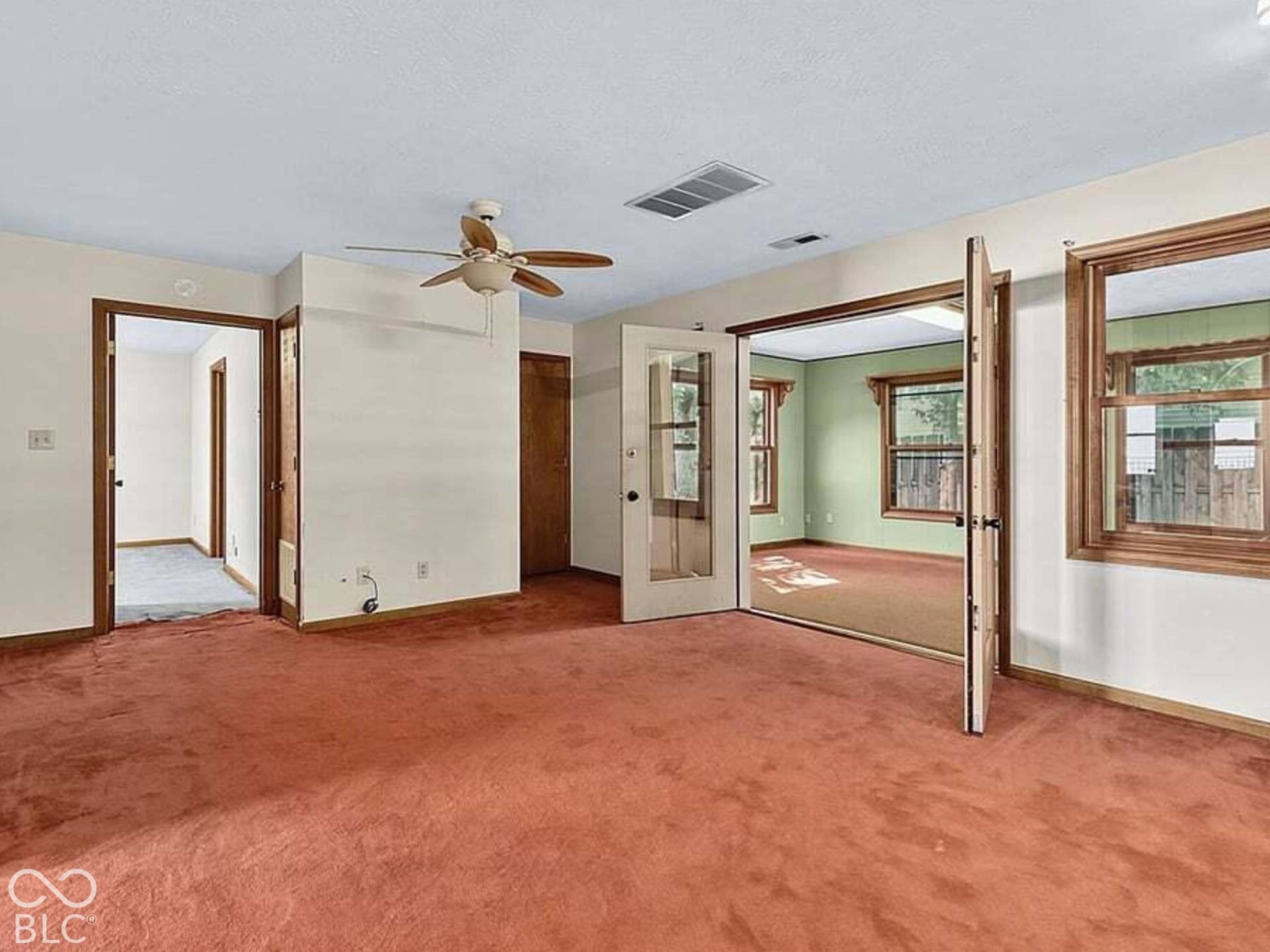 302 N Madison Street, Knightstown, IN 46148 Family Room open to 4 Season Room