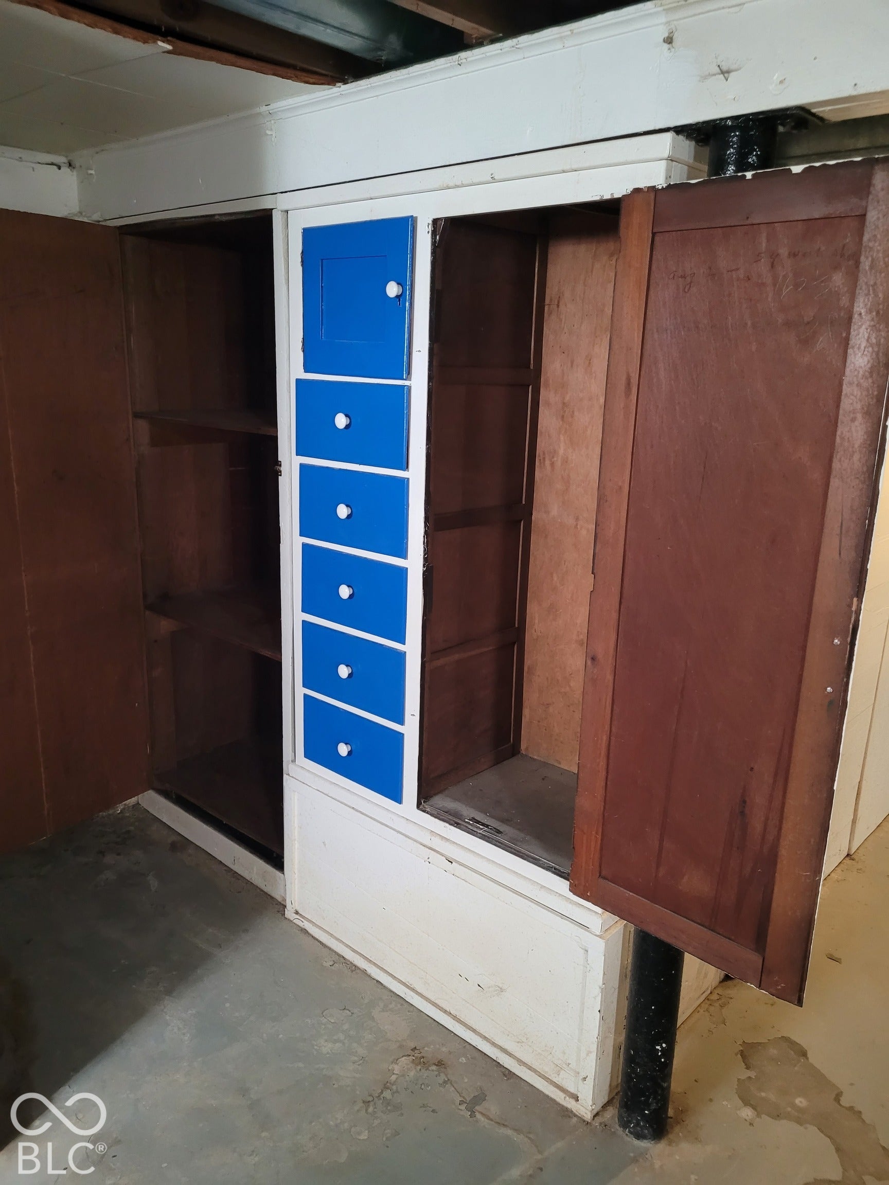 downstairs closet