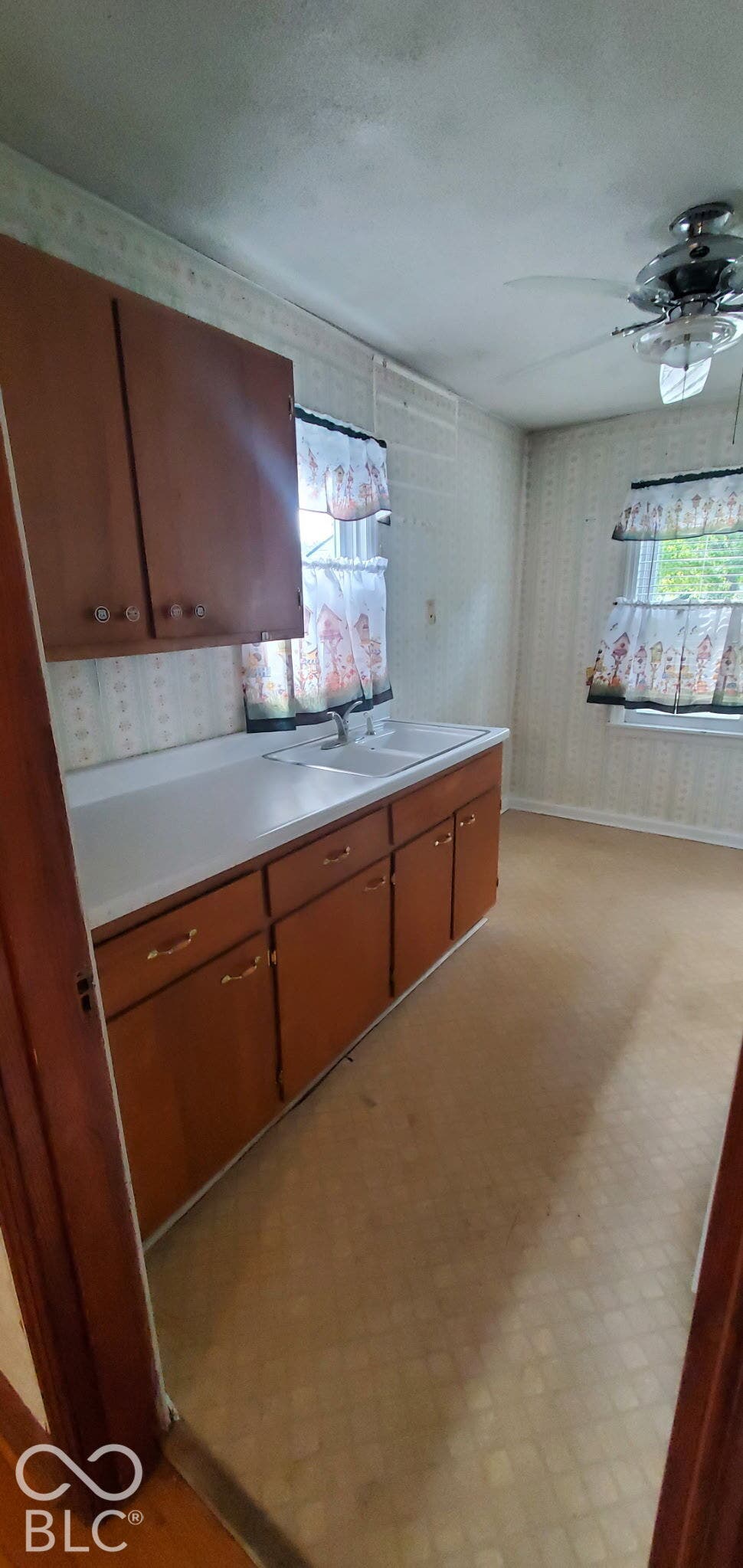 view of kitchen from living room
