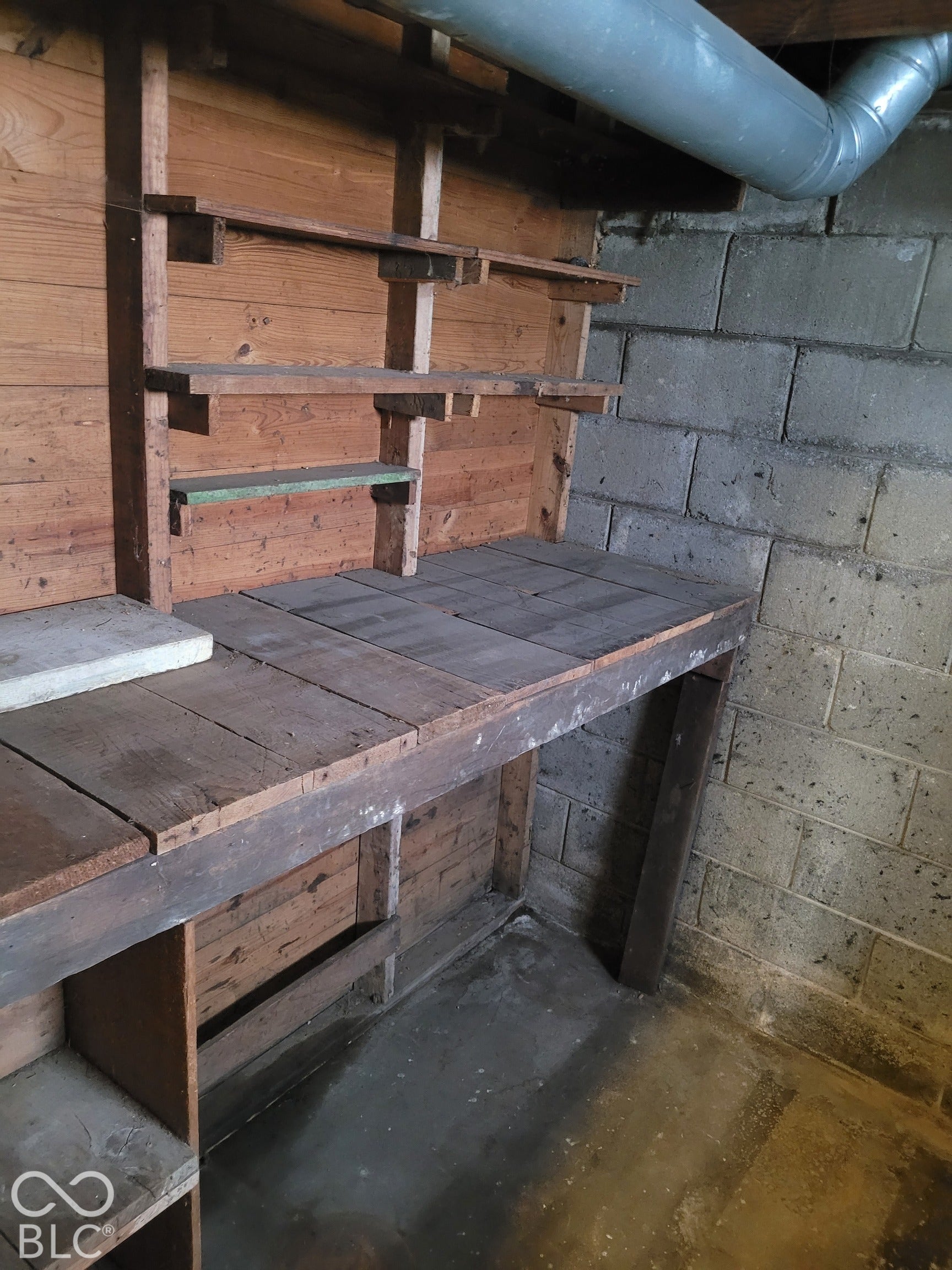 downstairs workbench