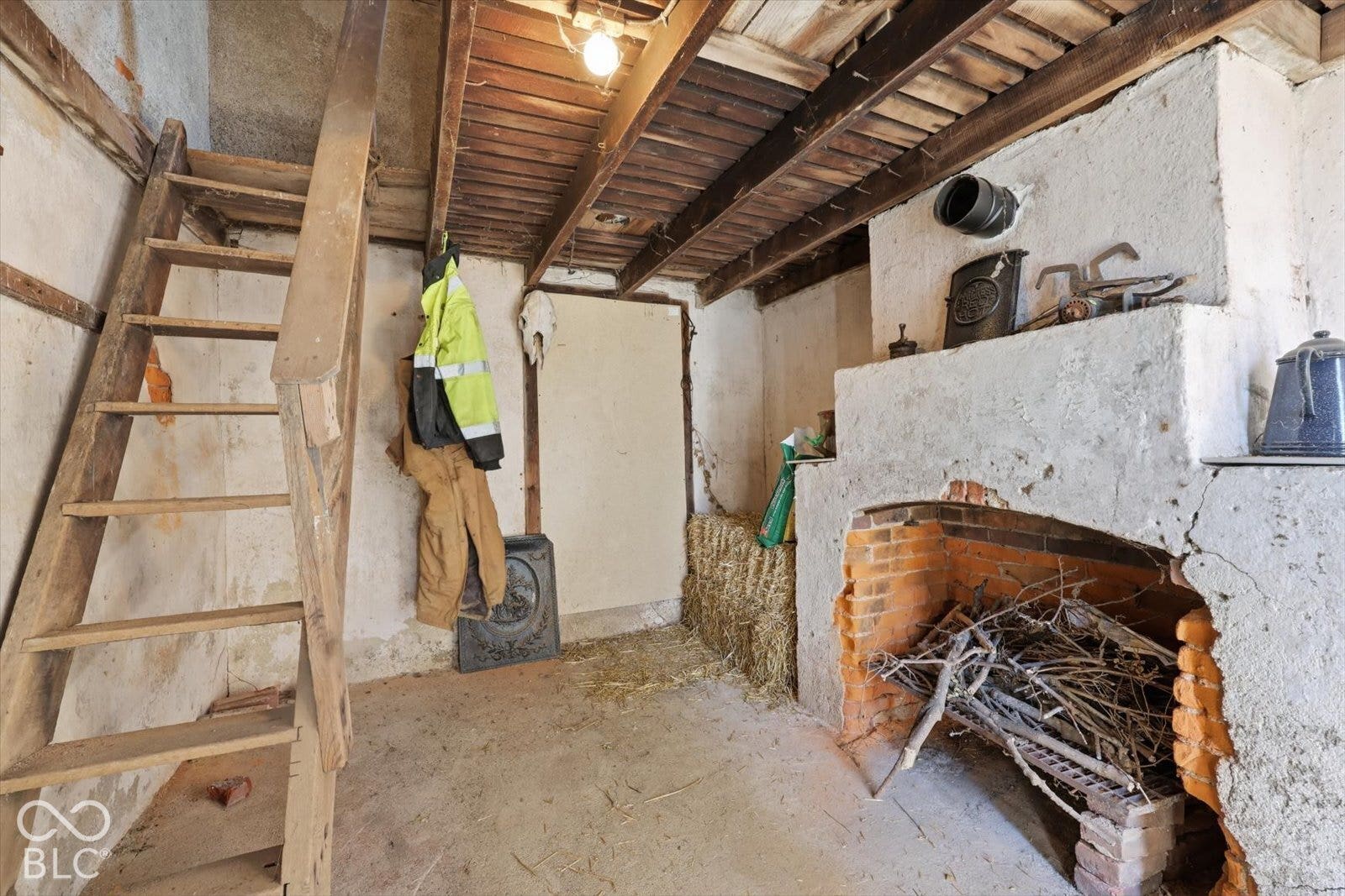 interior of smokehouse