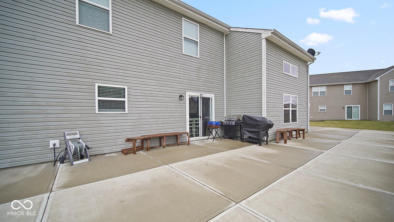 rear view of house with a patio area