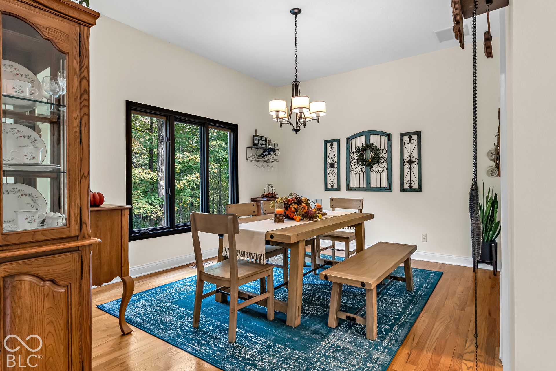 Dining room off kitchen and great room
